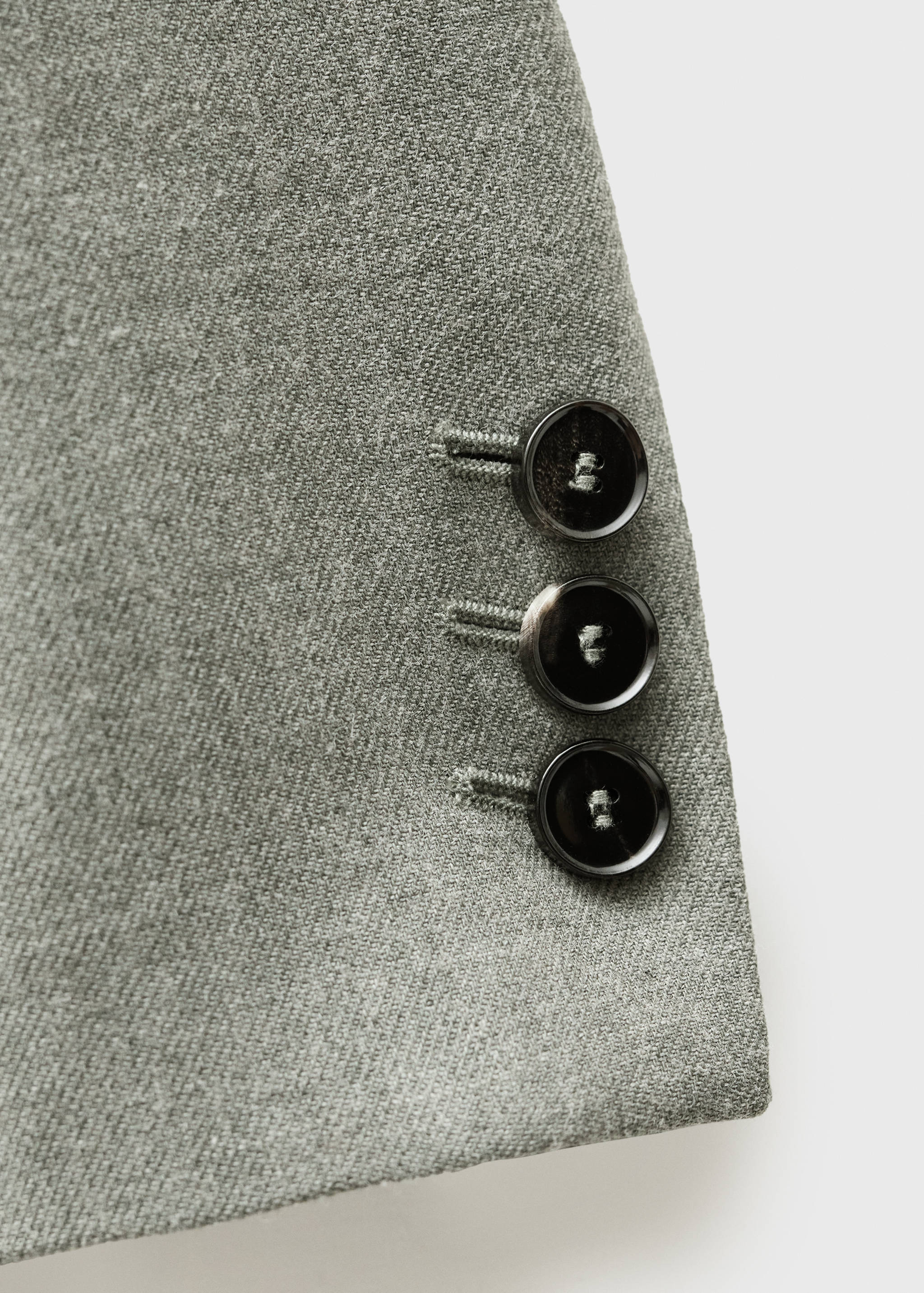 Double-breasted suit blazer - Details of the article 0