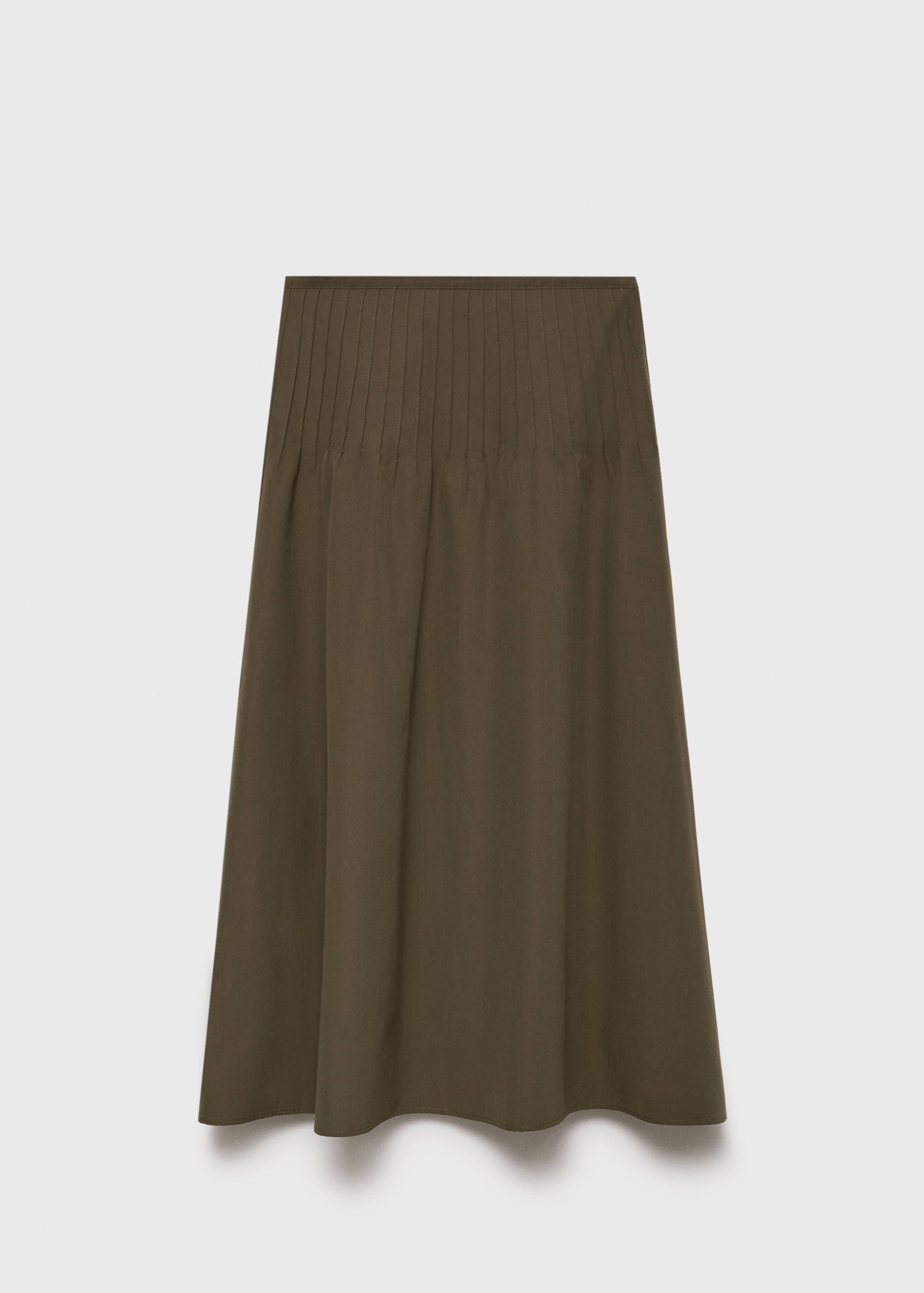 Flared skirt with pleated detail - Article without model