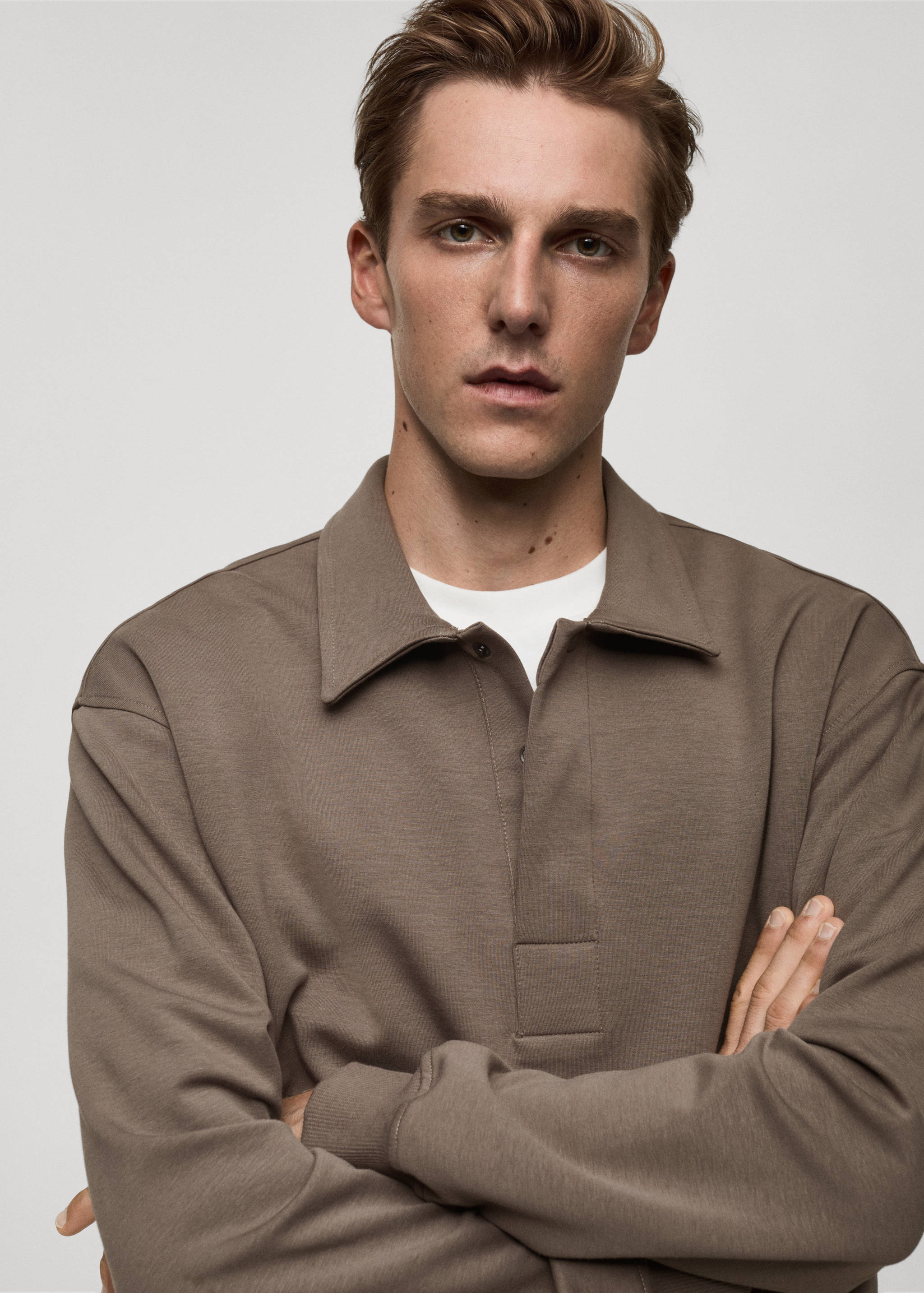 Relaxed-fit cotton polo - Details of the article 1
