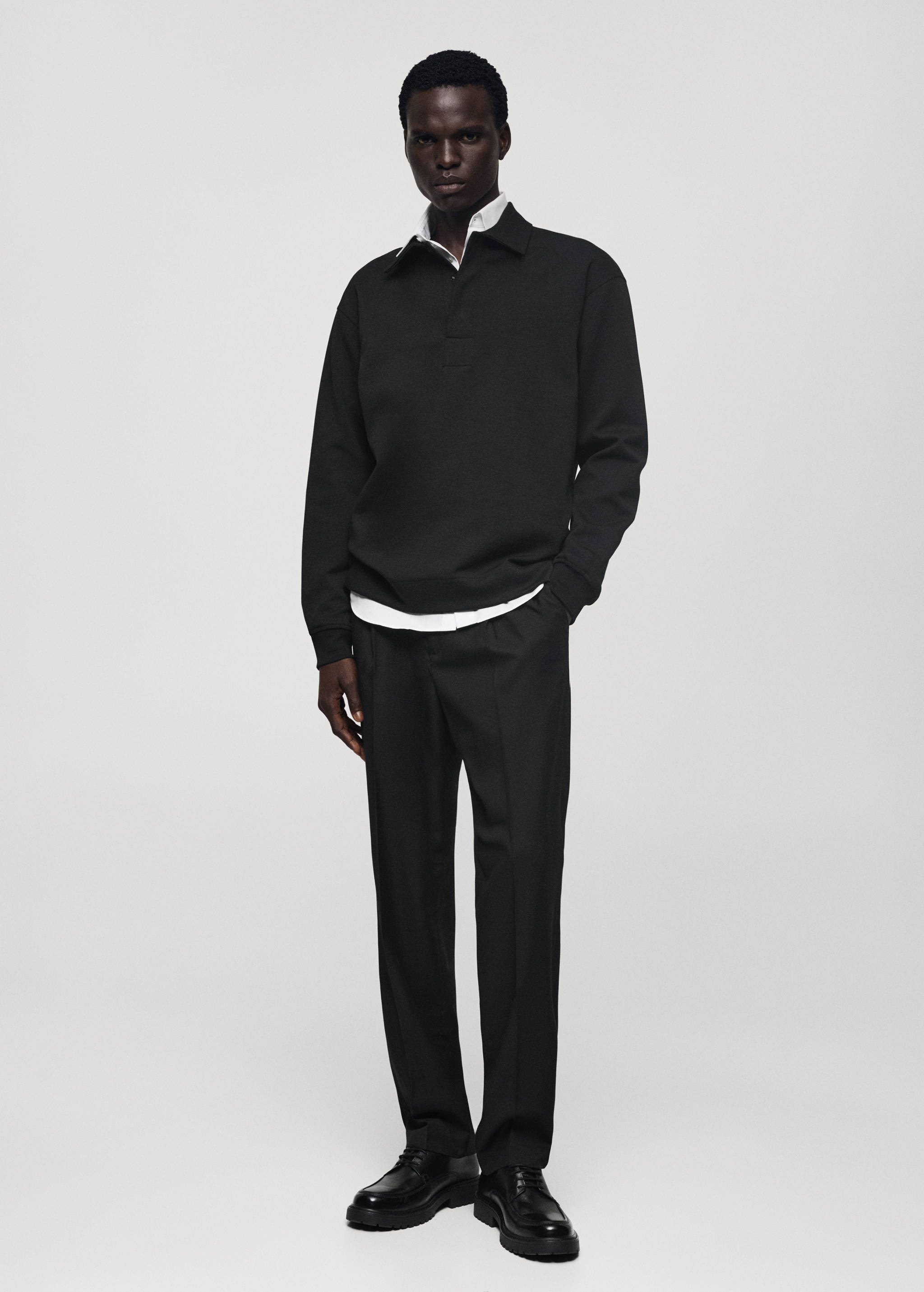 Relaxed Fit-Poloshirt aus Baumwolle - Allgemeine Ansicht