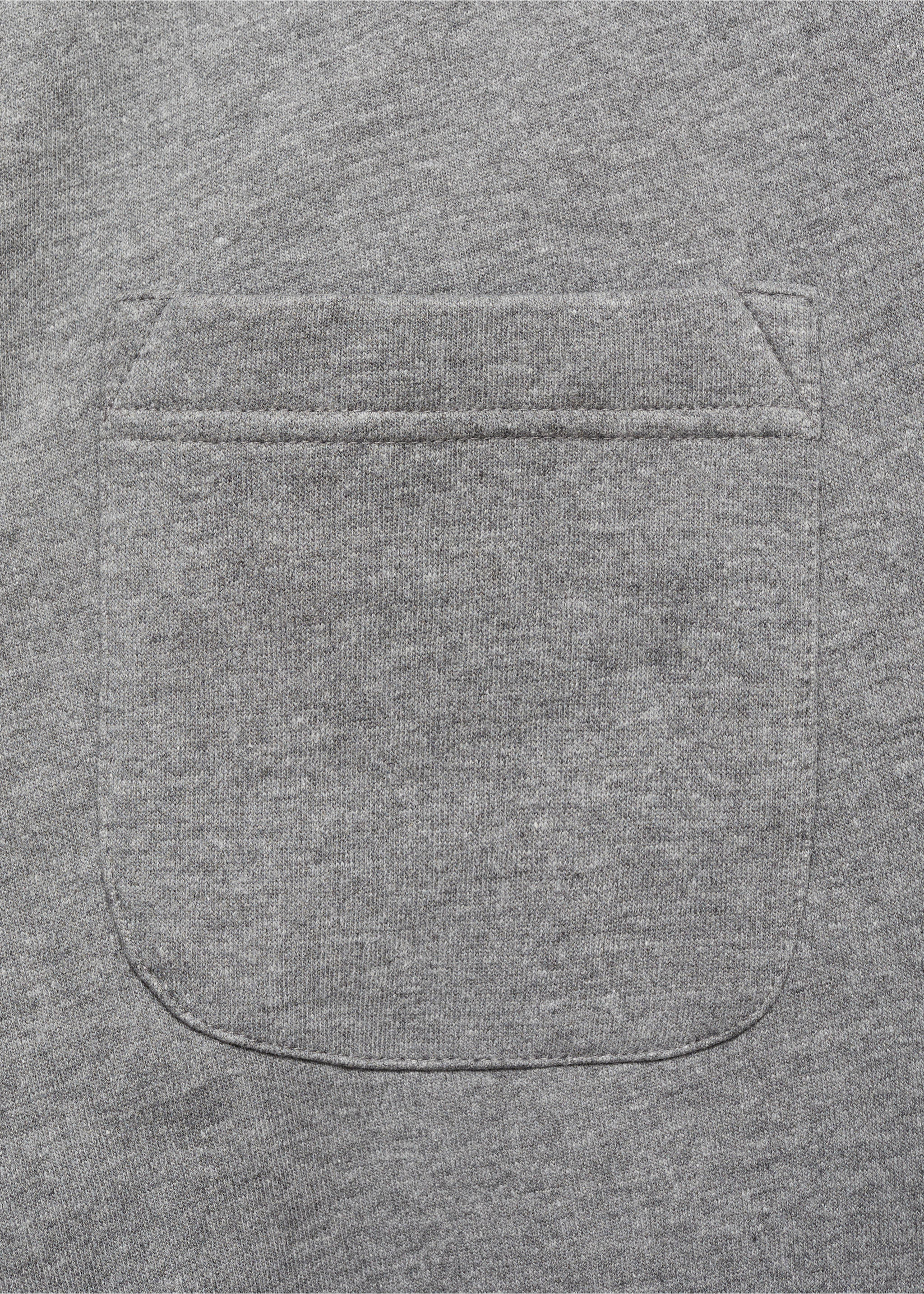 Jogger algodón cordón - Detalle del artículo 0, Gris medio vigoré. Ref: 77077112-00.
