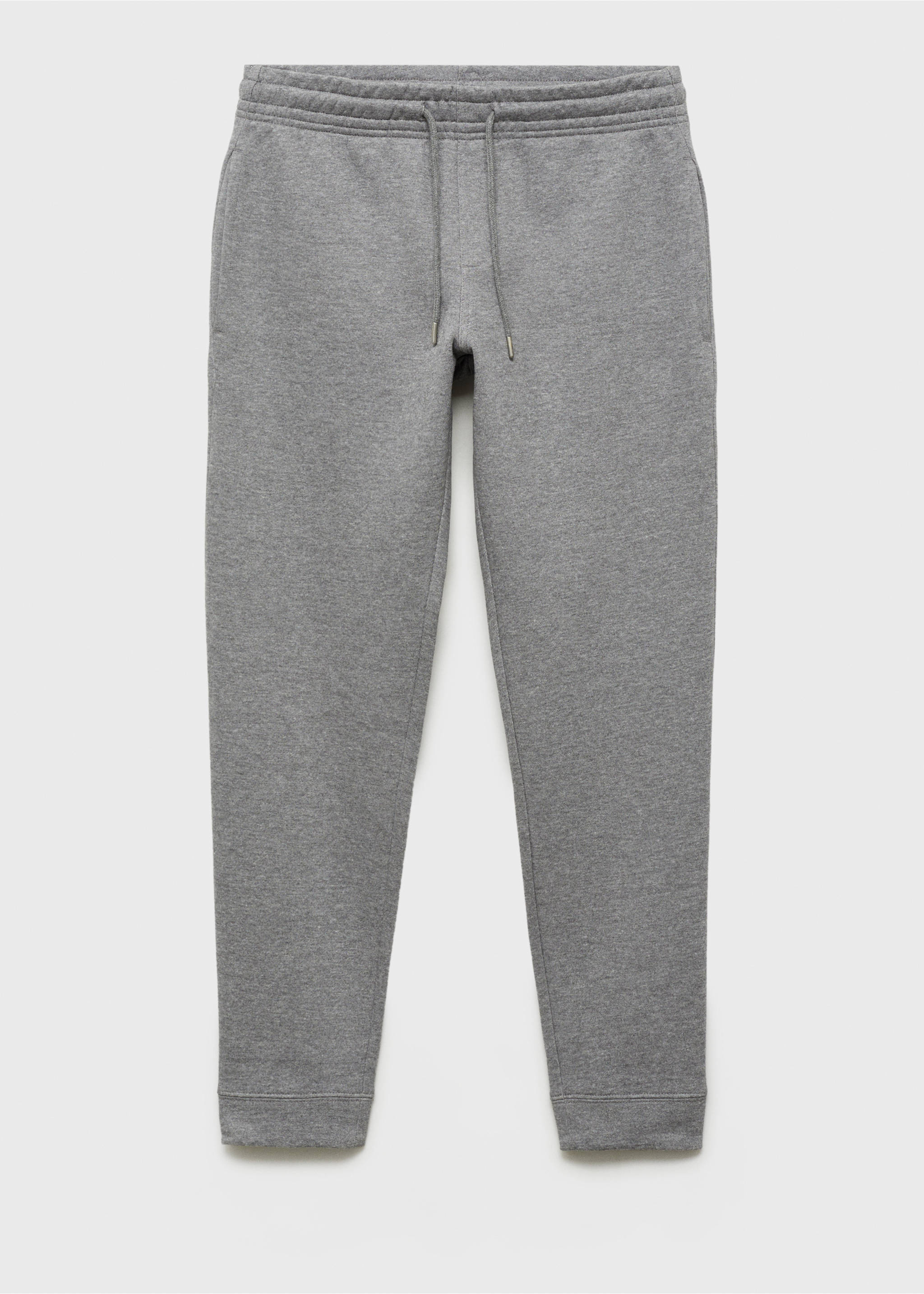 Jogger algodón cordón - Artículo sin modelo, Gris medio vigoré. Ref: 77077112-00.