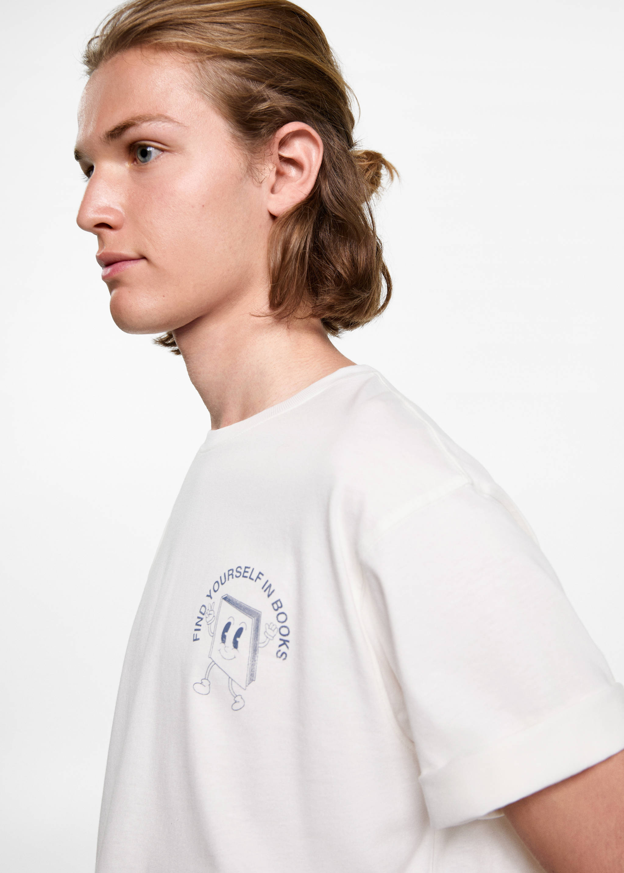 Футболка оверсайз с принтом - Деталь изделия 1