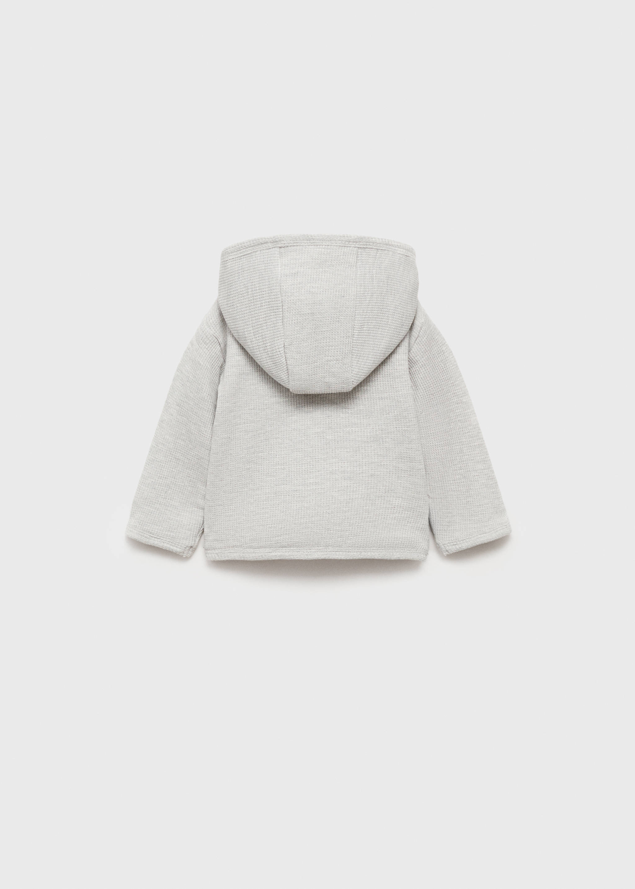 Sweatshirt with crossed closure - Reverse of the article