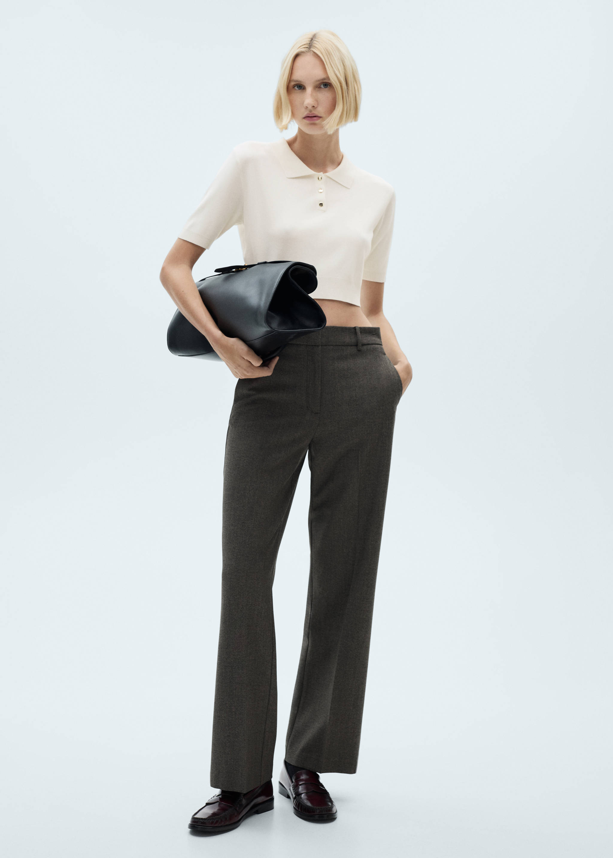 Polo punto crop - Plano general