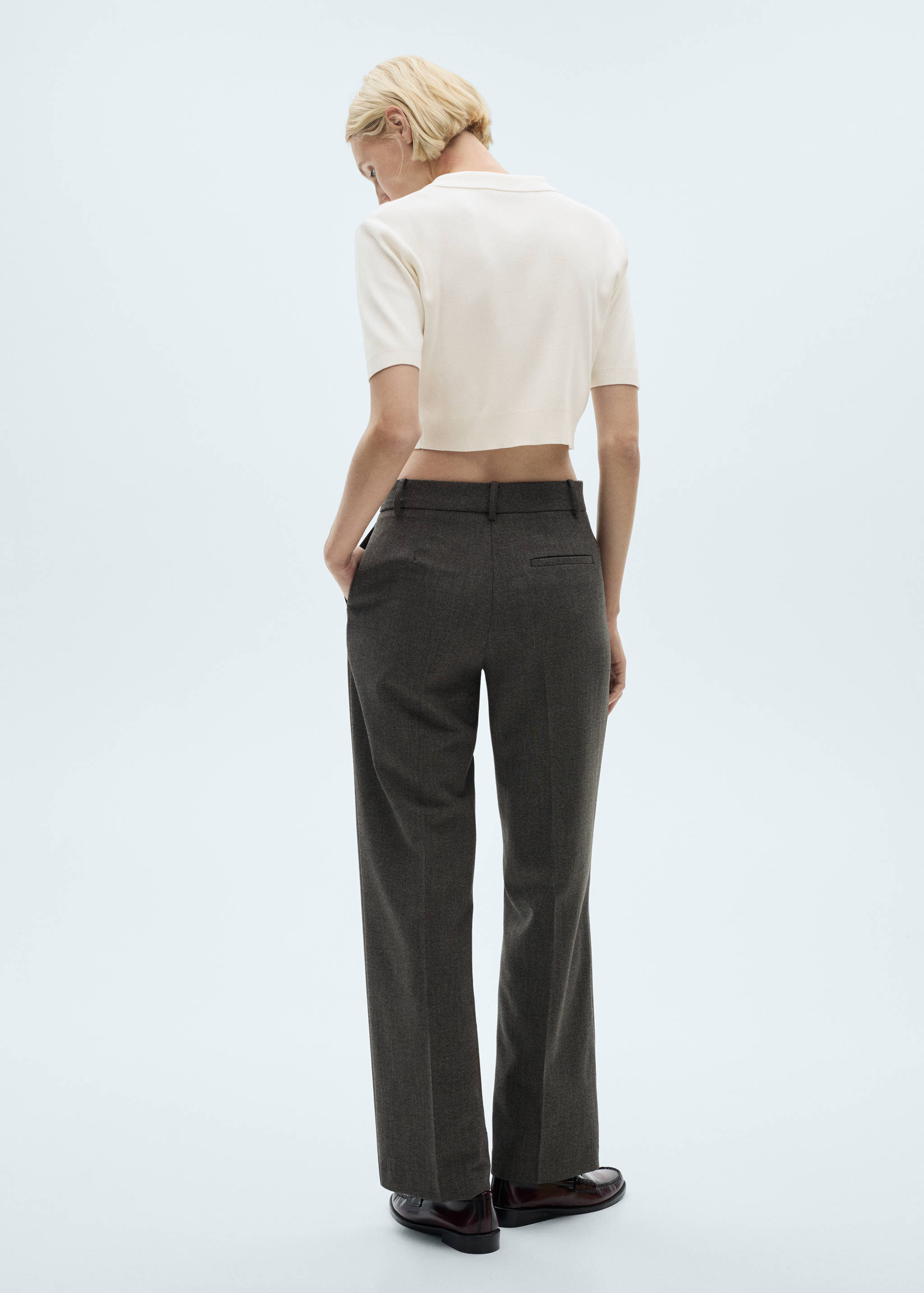 Polo punto crop - Reverso del artículo