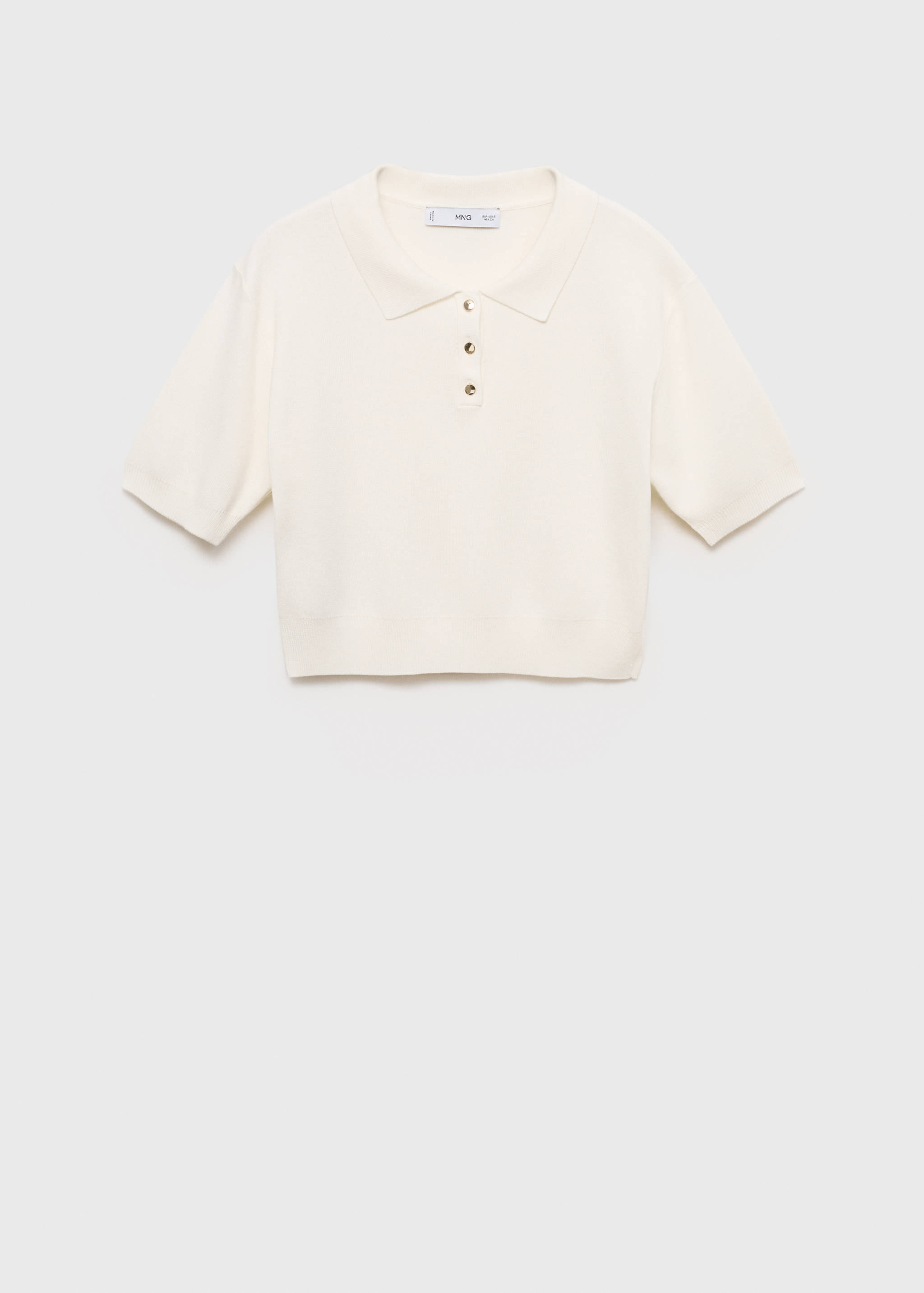 Polo punto crop - Artículo sin modelo