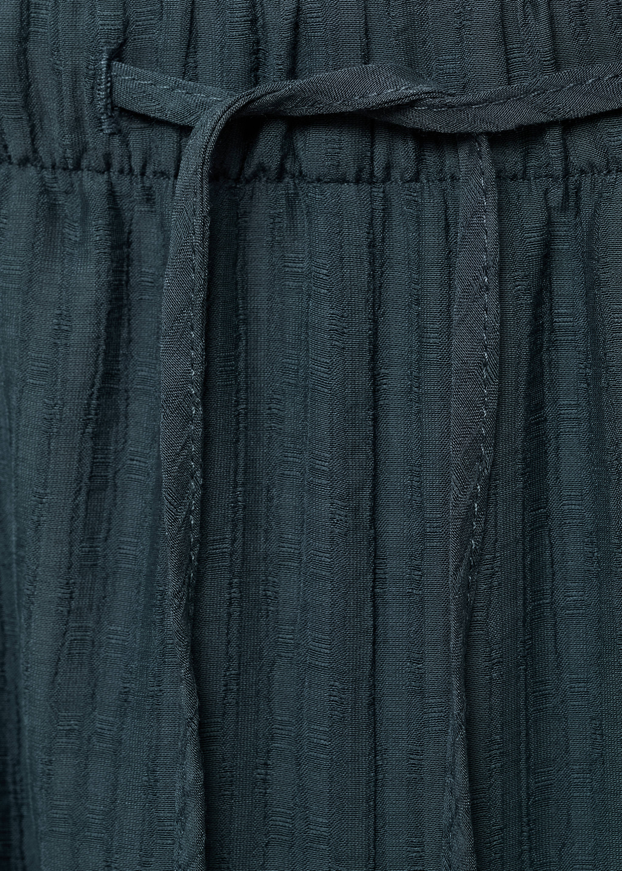 Flowy trousers with knot detail - Details of the article 0