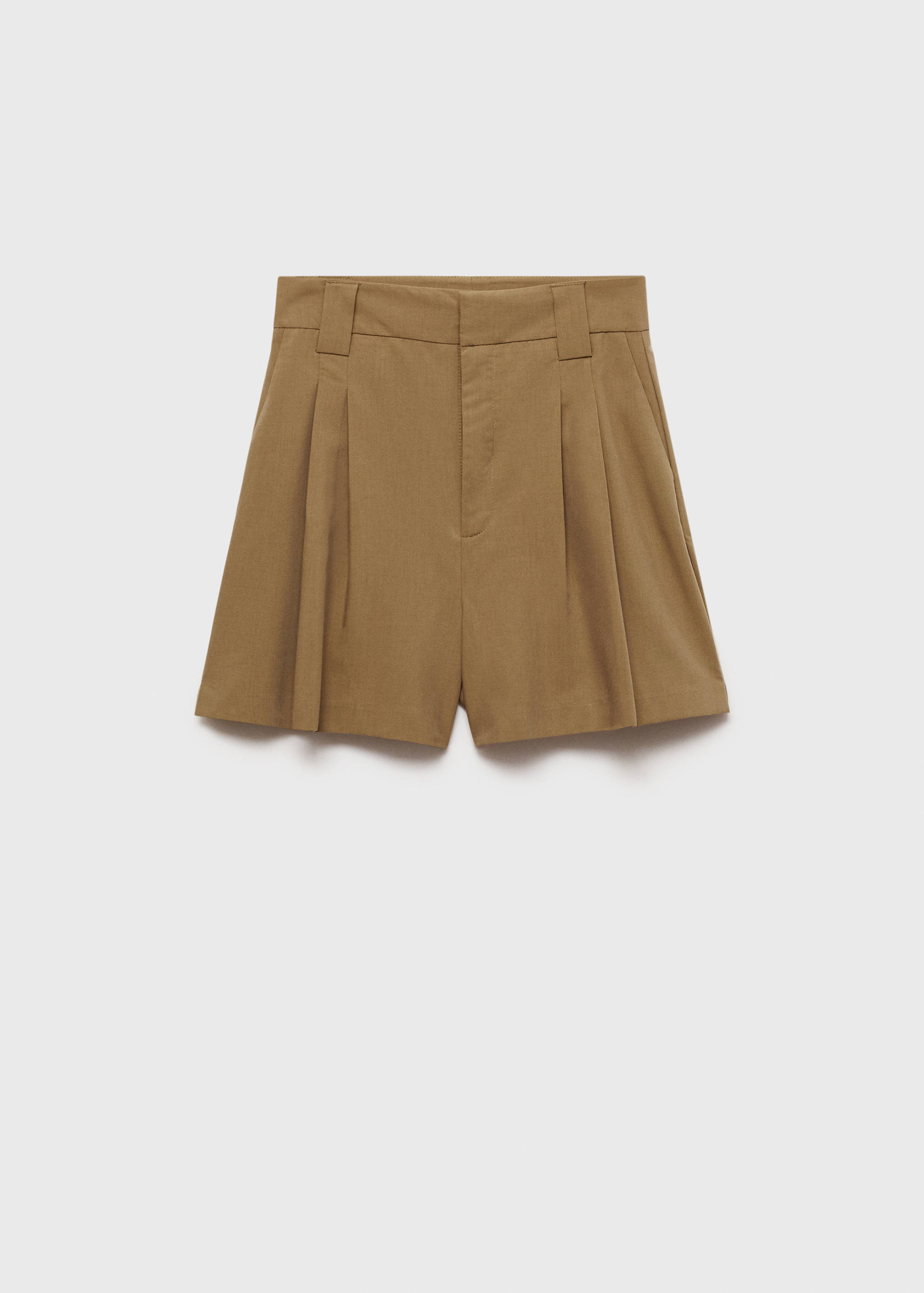Pleated suit bermuda shorts - Article without model