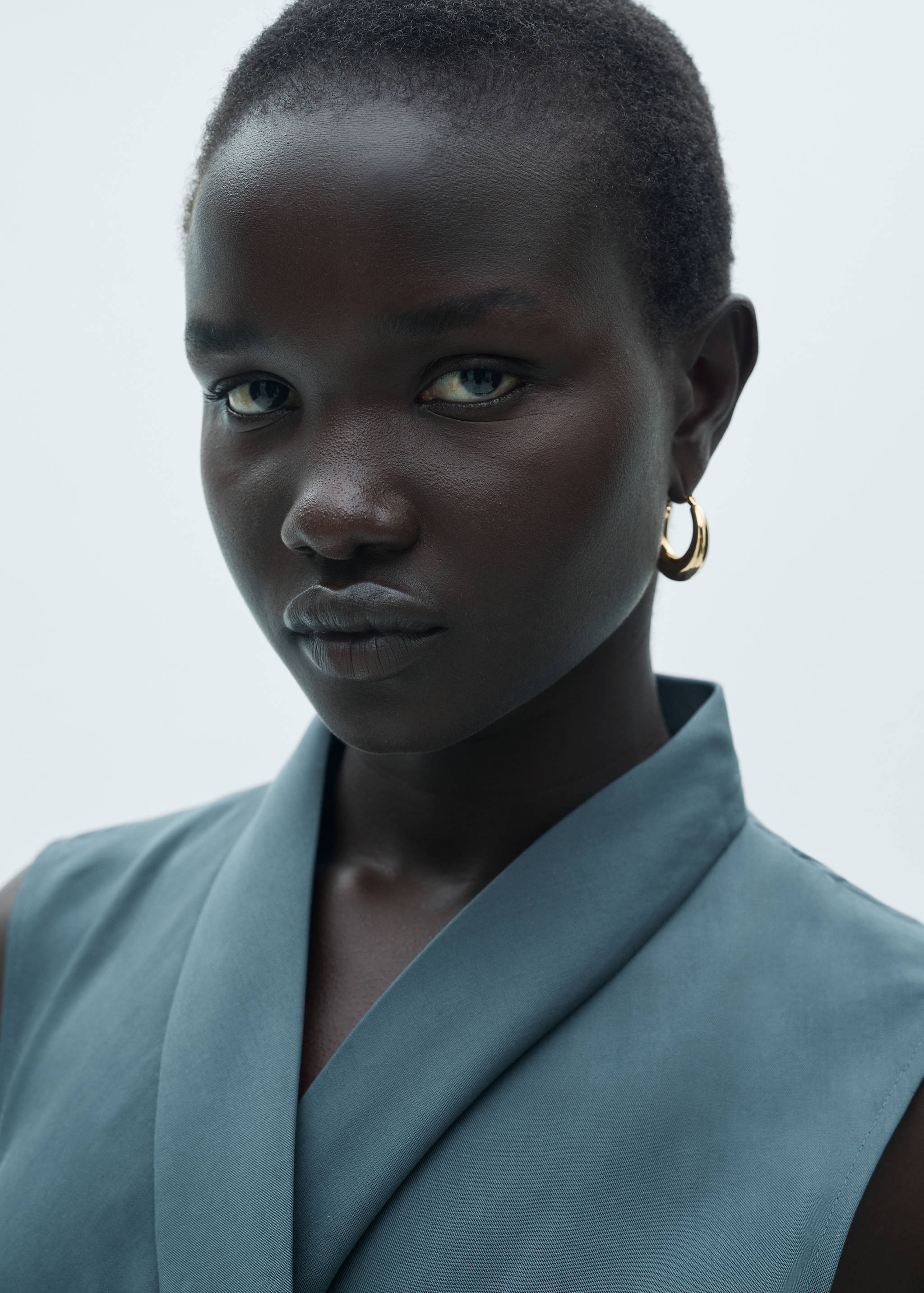 Lyocell dress with knot detail - Details of the article 1