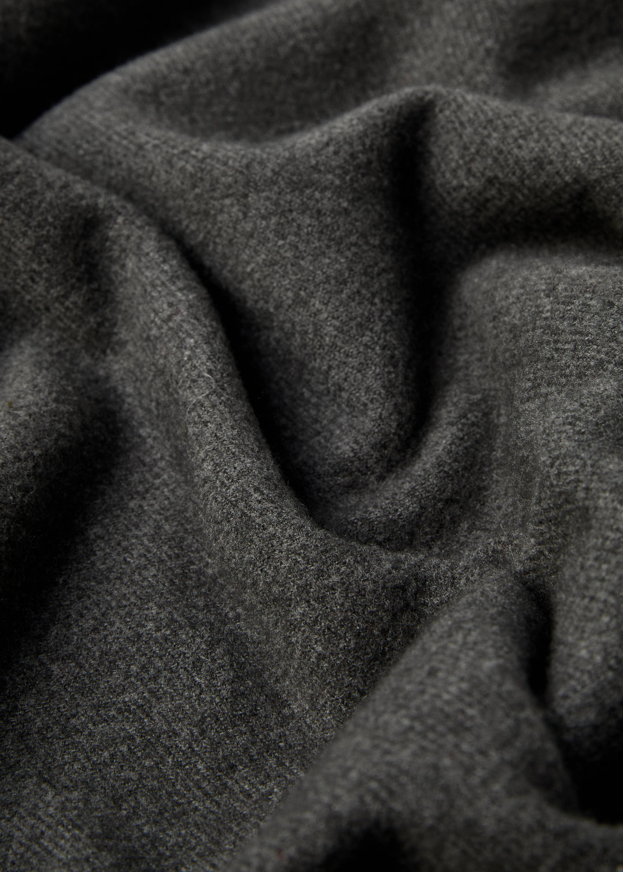 Smooth fringed blanket 130x180cm - Details of the article 1