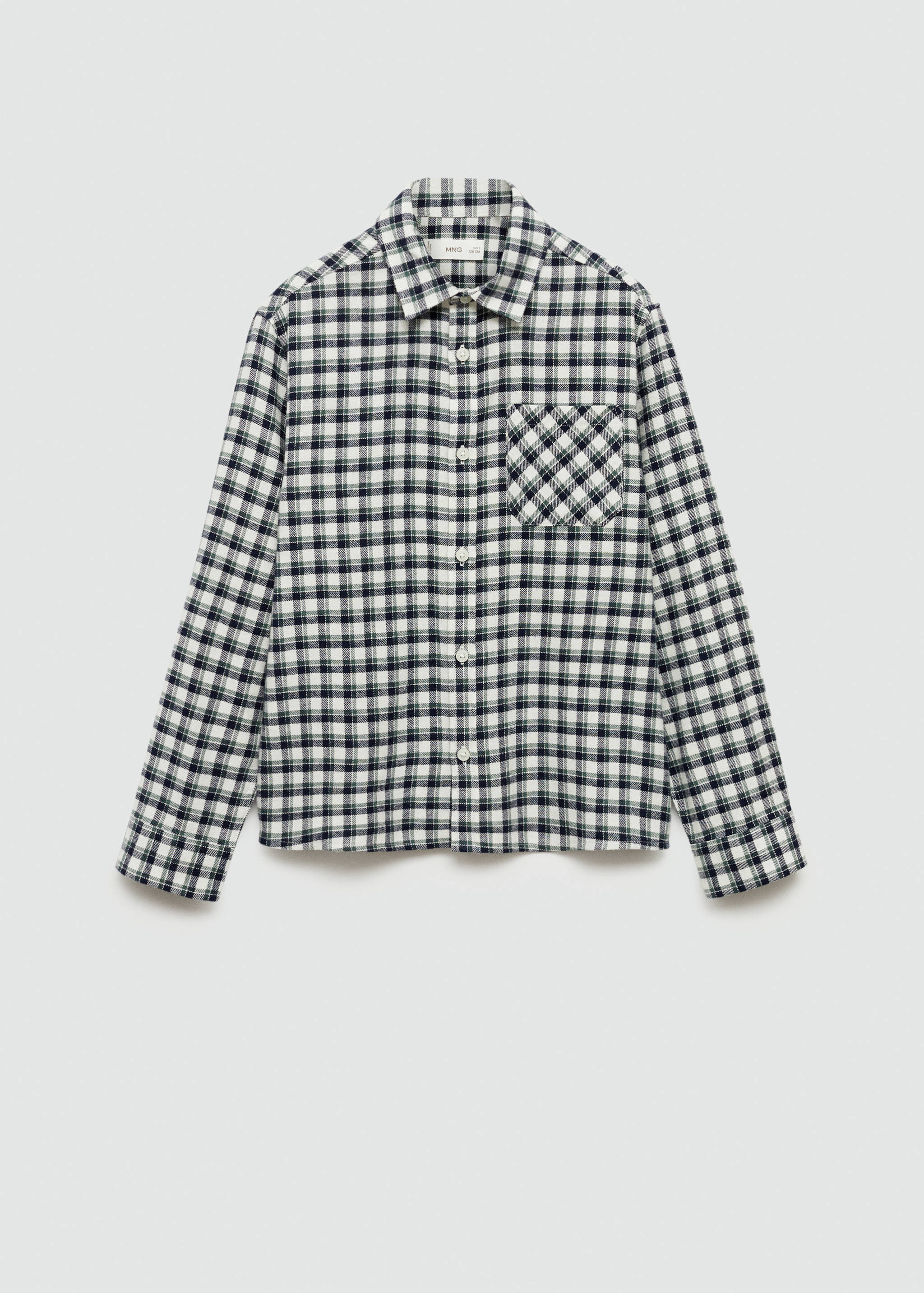 Check cotton shirt - Article without model