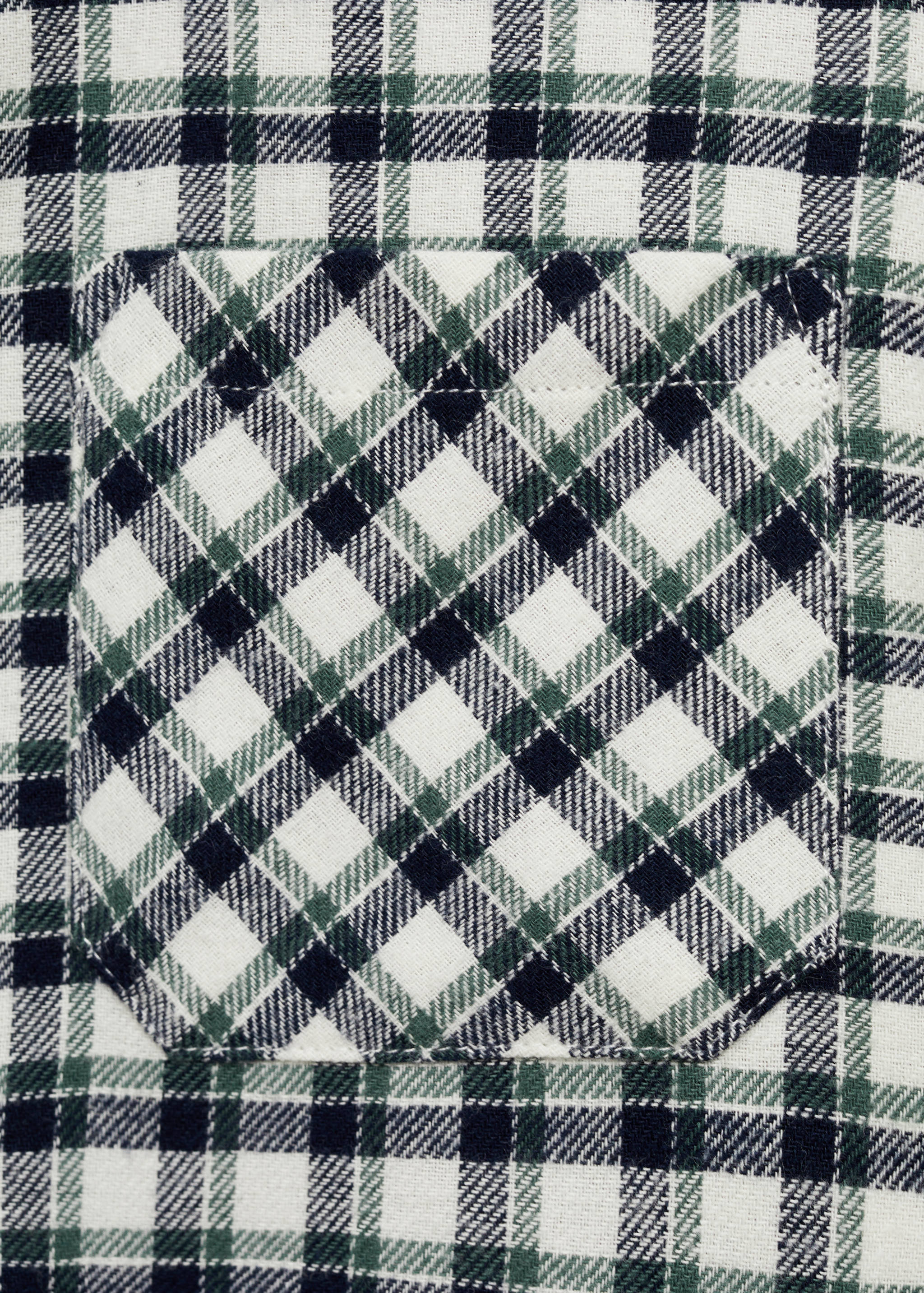 Check cotton shirt - Details of the article 0