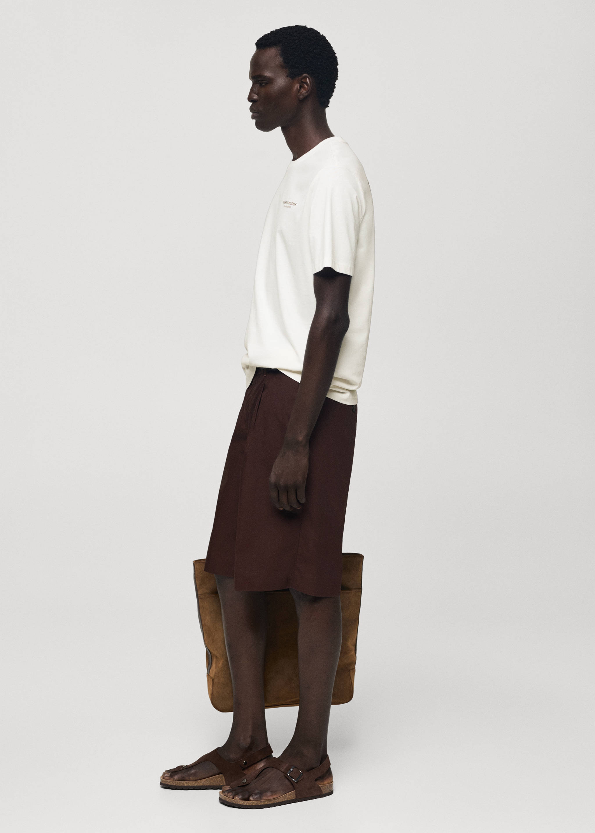 T-shirt slim-fit 100 % coton imprimé - Détail de l'article 2