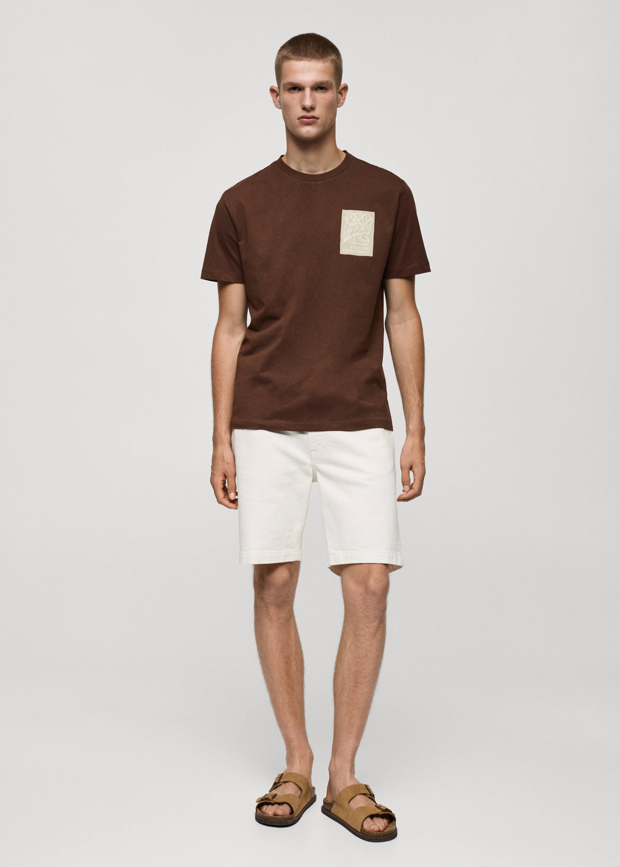 100% cotton printed t-shirt - General plane