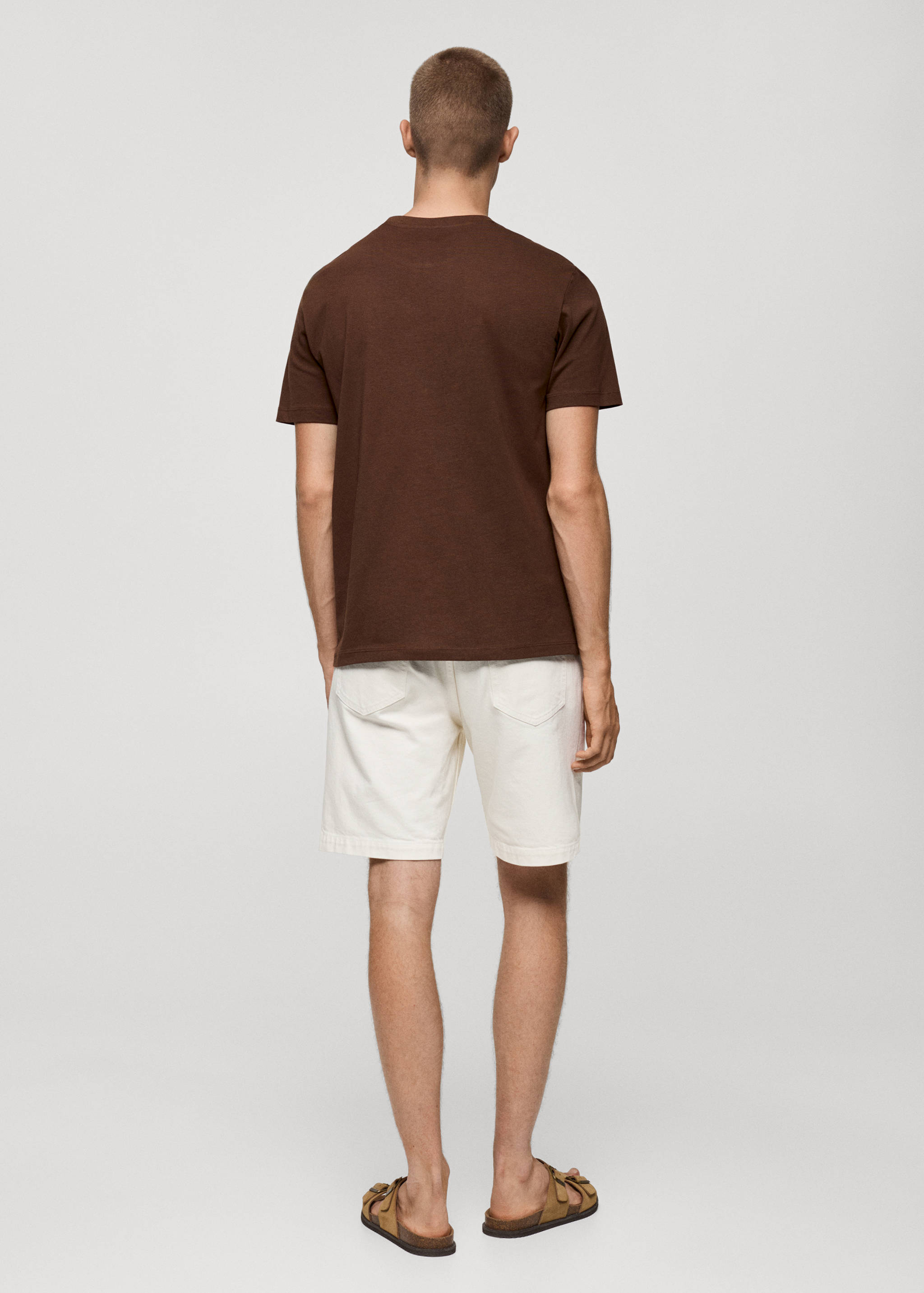 100% cotton printed t-shirt - Reverse of the article