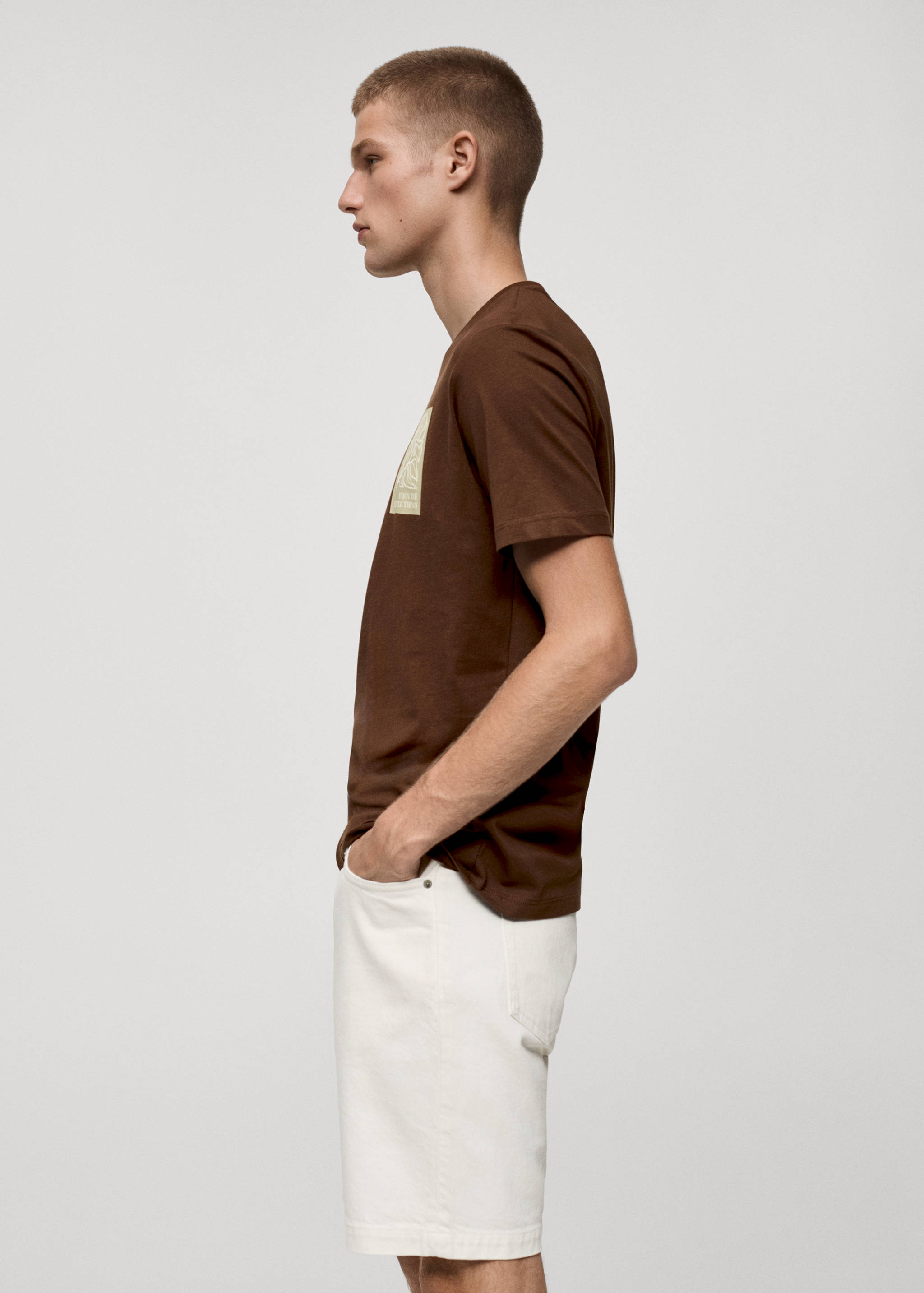 100% cotton printed t-shirt - Details of the article 2