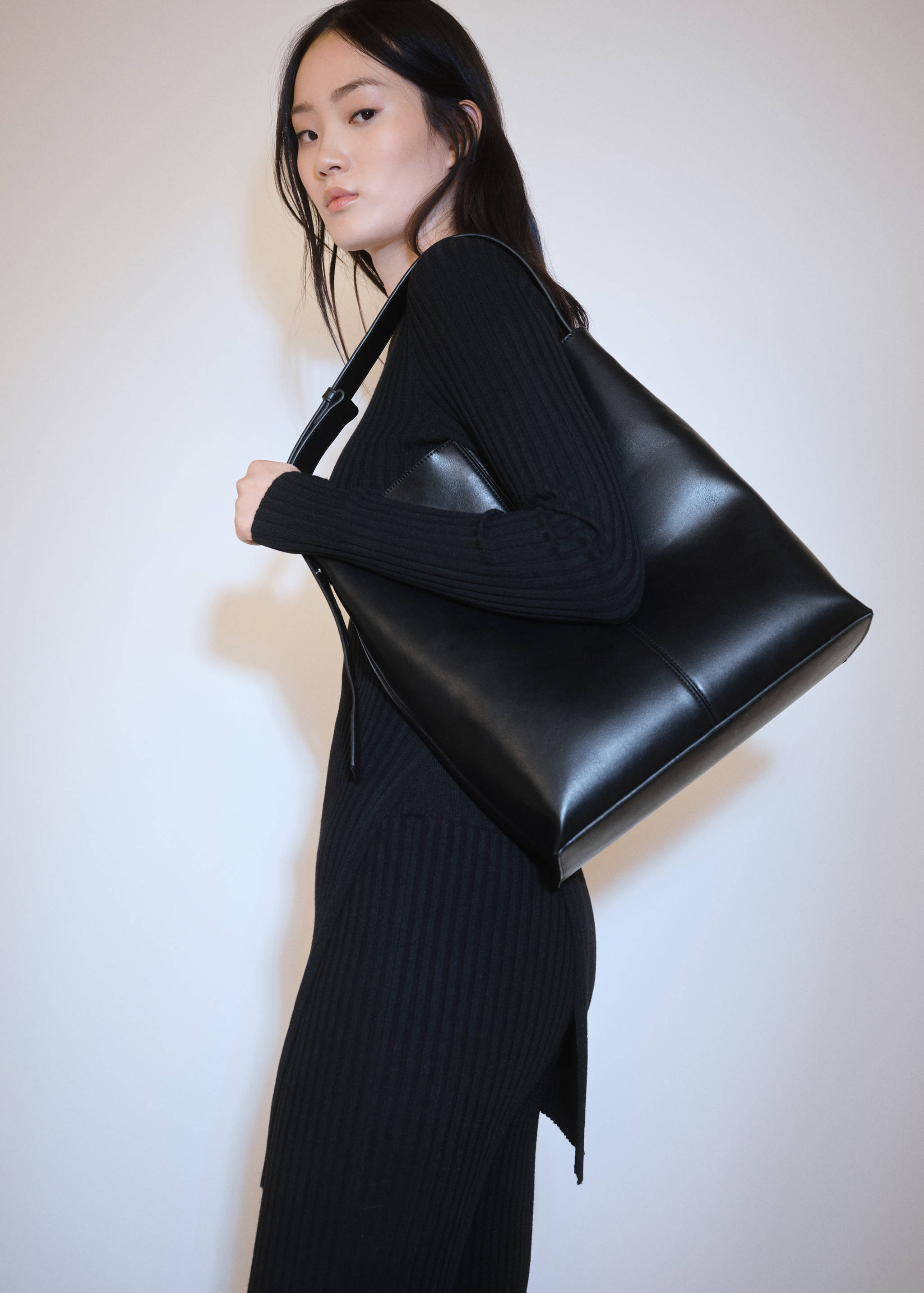 Ribbed short dress - Details of the article 2