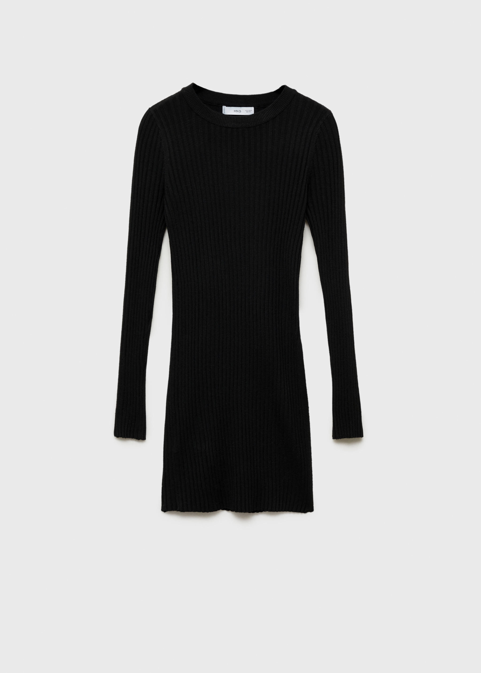 Ribbed short dress - Article without model