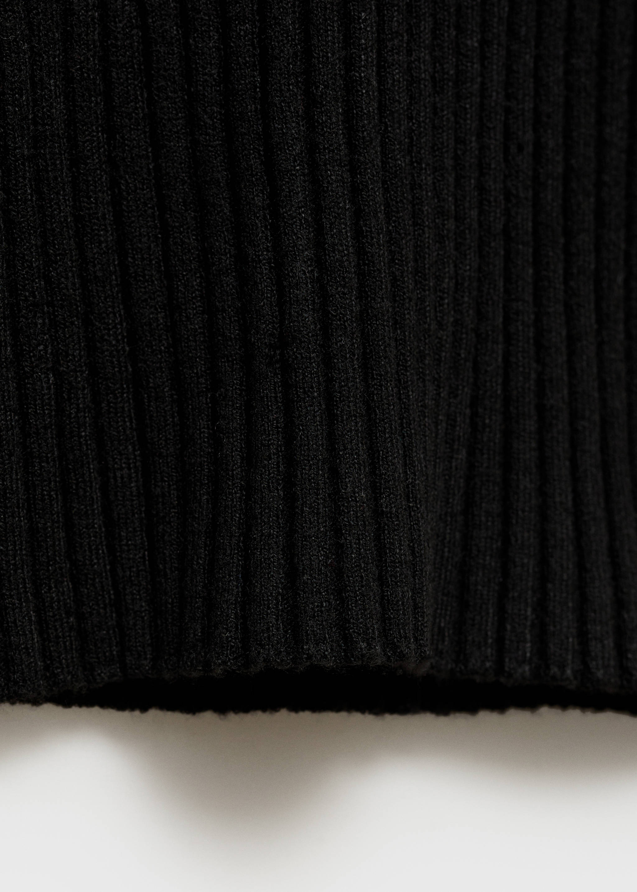 Ribbed short dress - Details of the article 0