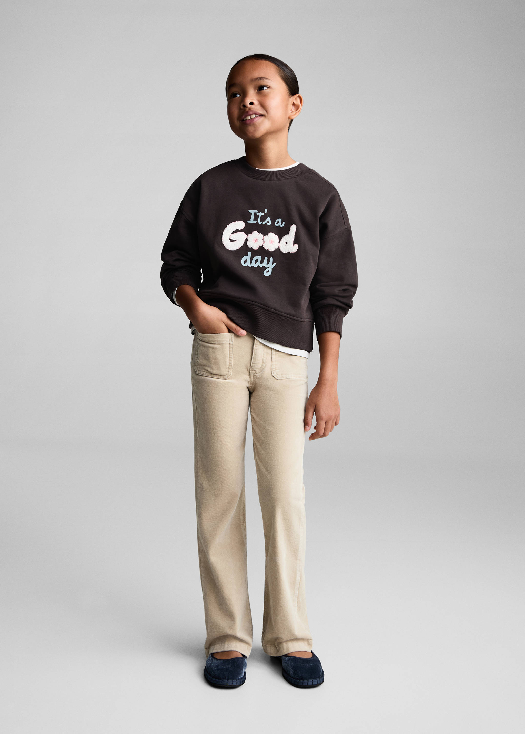 Velvet flared pants - General plane