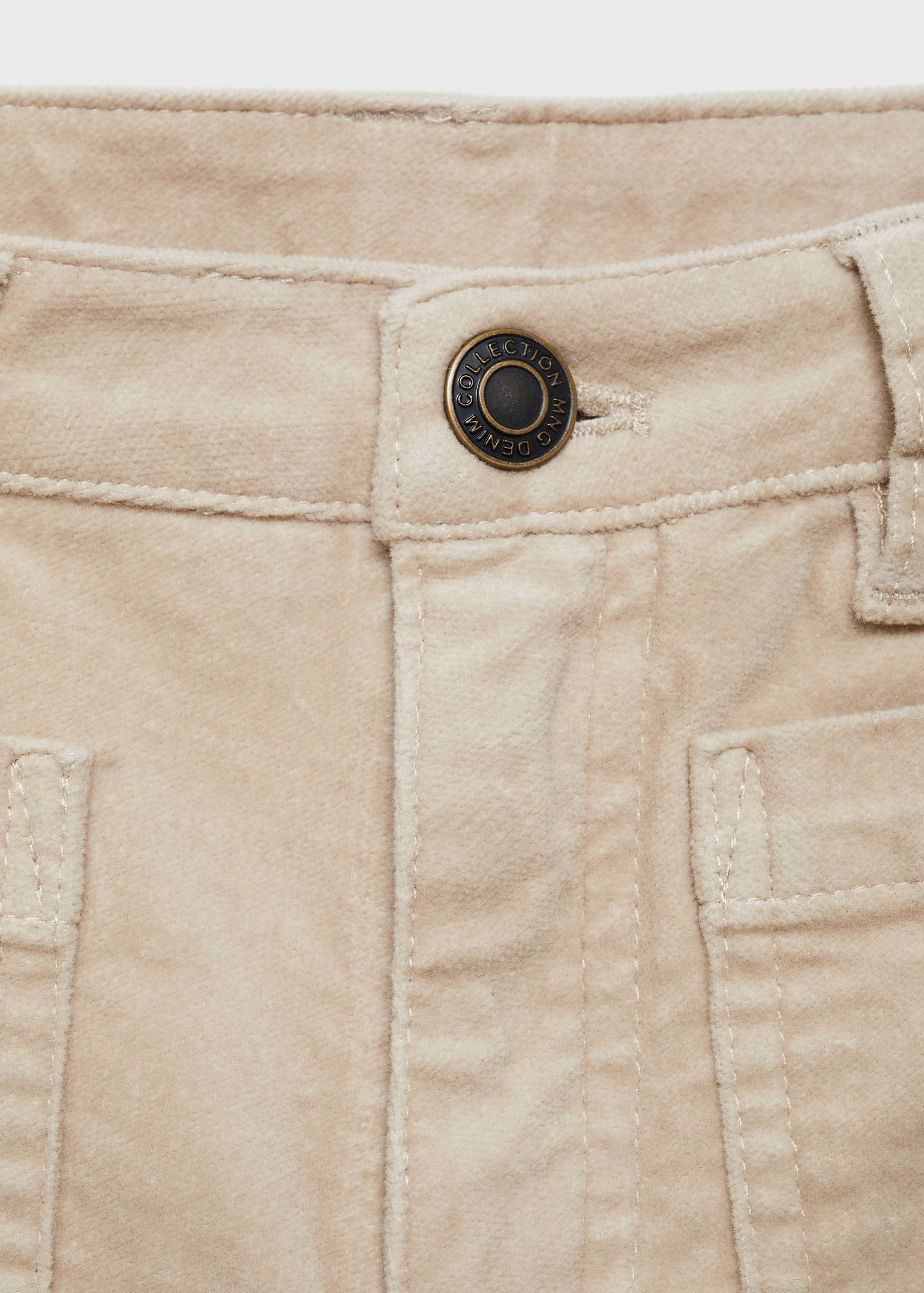 Velvet flared pants - Details of the article 8