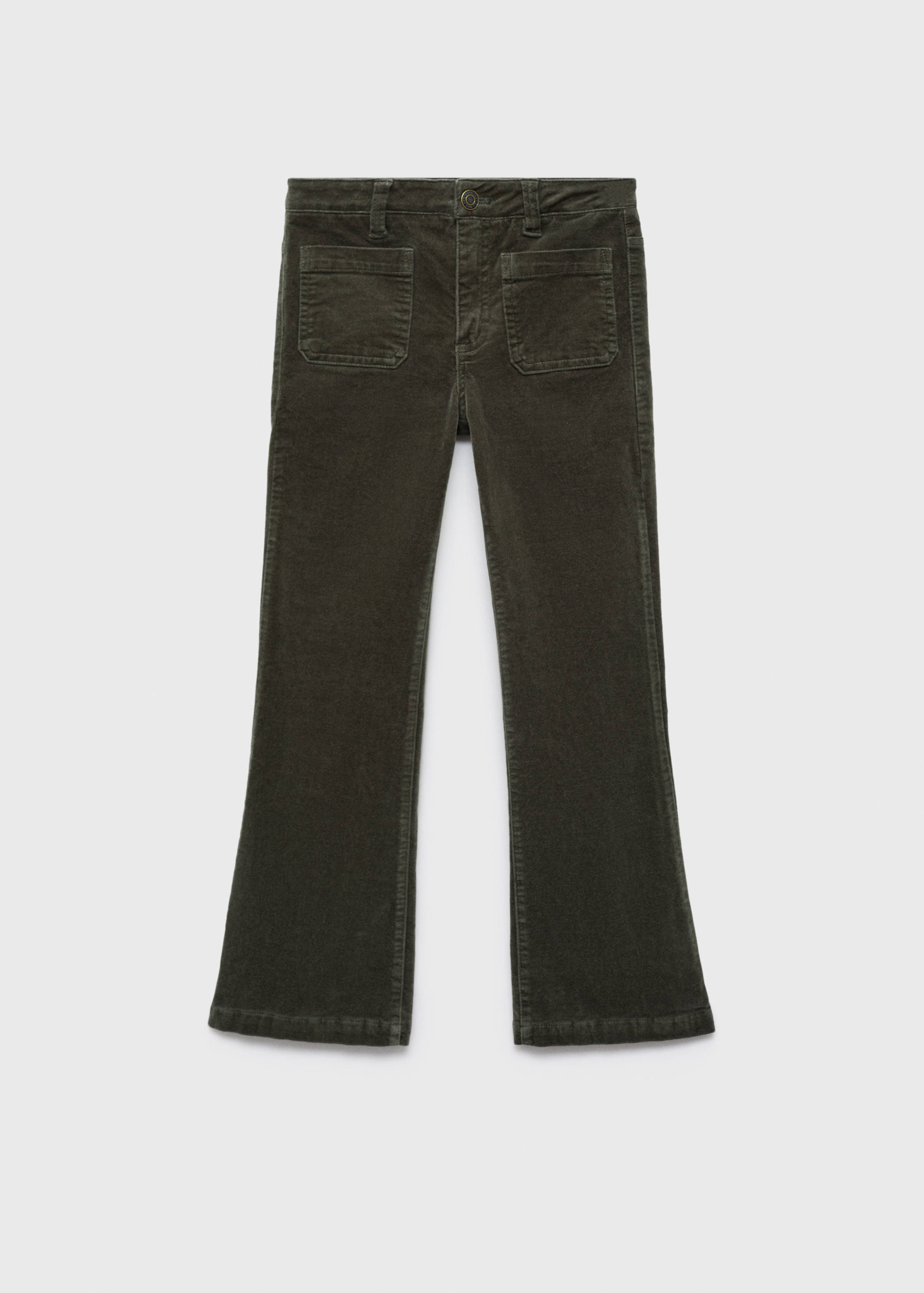 Velvet flared pants - Article without model