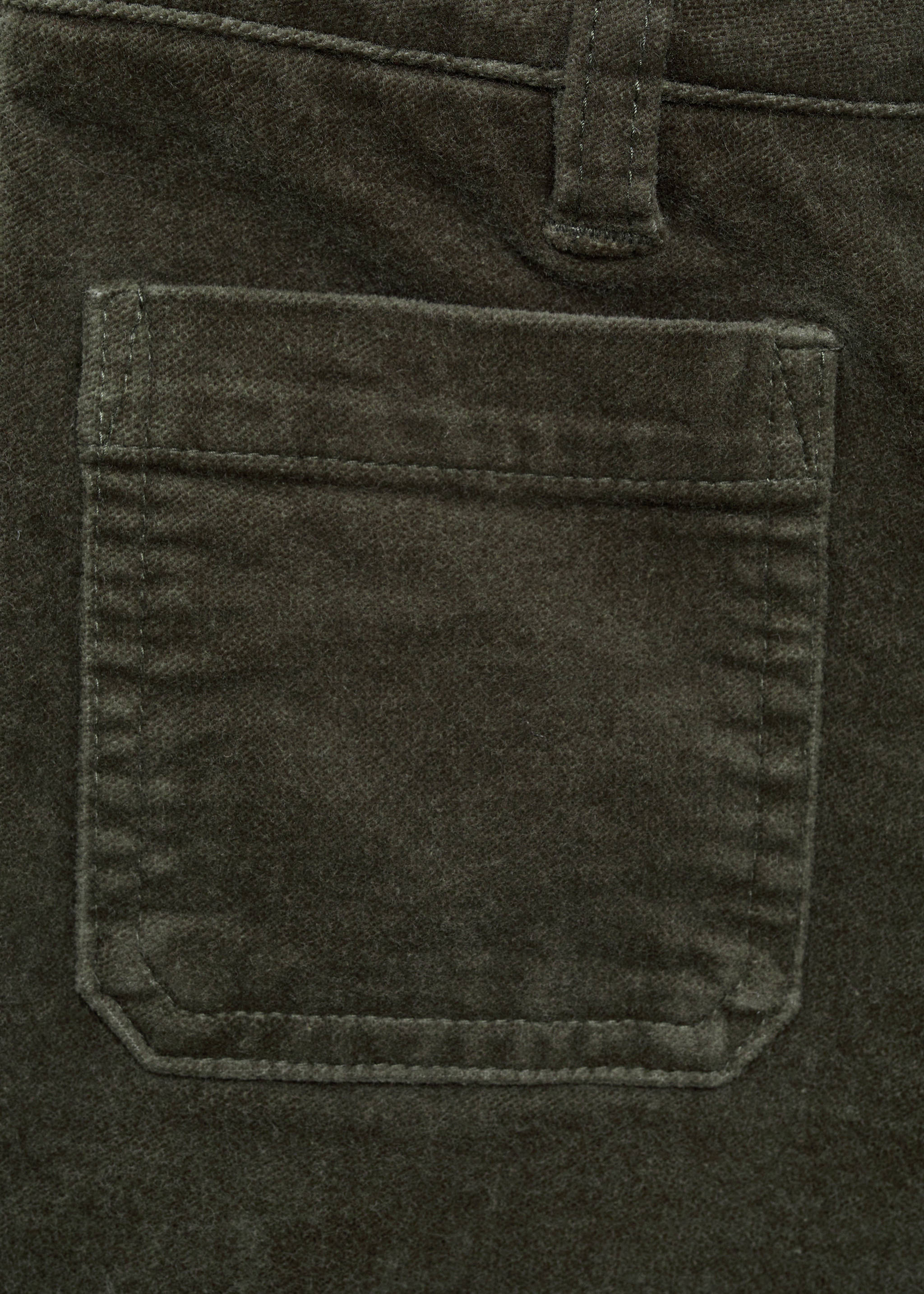 Velvet flared pants - Details of the article 8