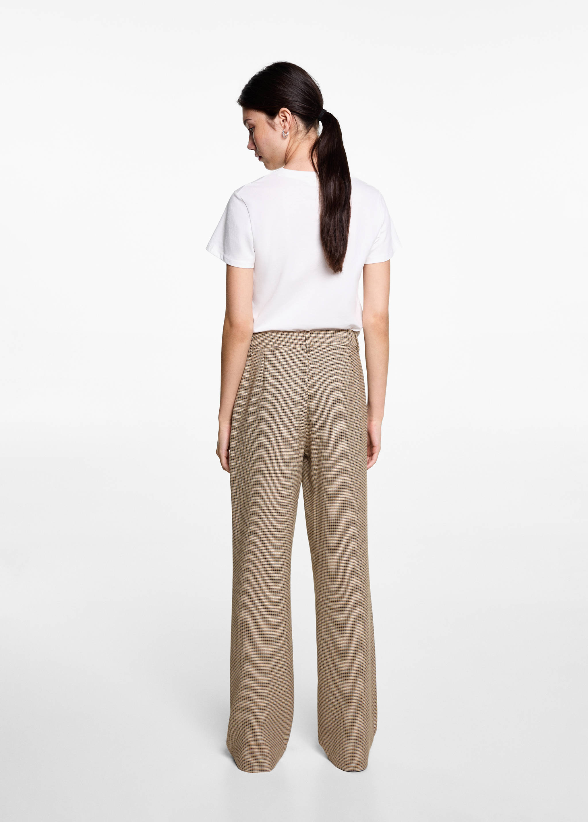 Houndstooth suit trousers - Reverse of the article