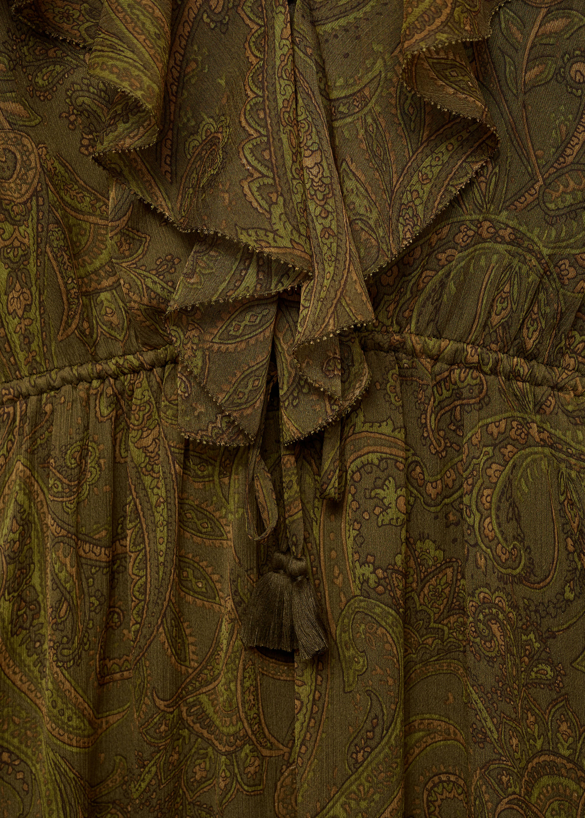 Vestito stampa paisley volant - Dettaglio dell'articolo 8