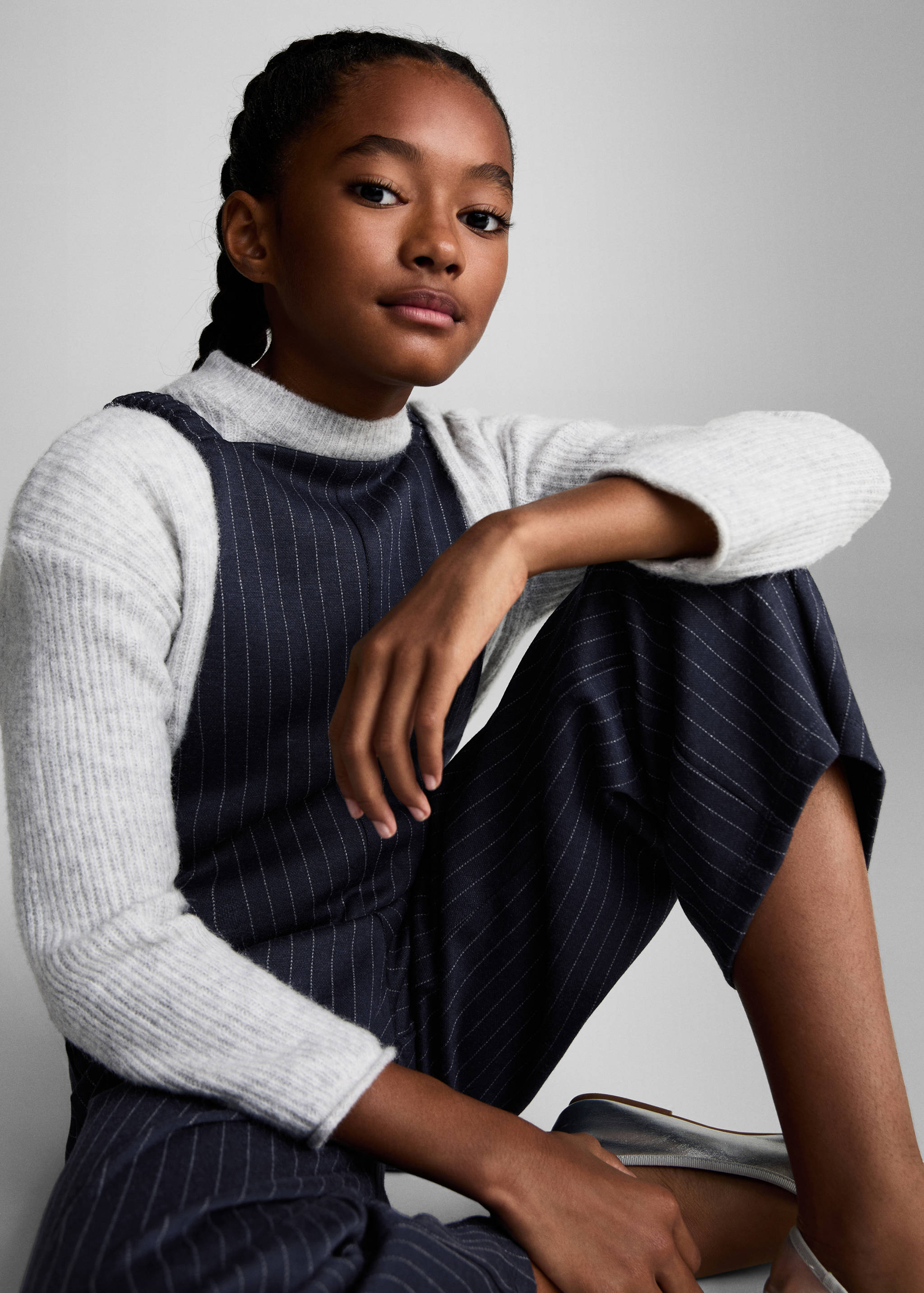 Striped long jumpsuit - Medium plane