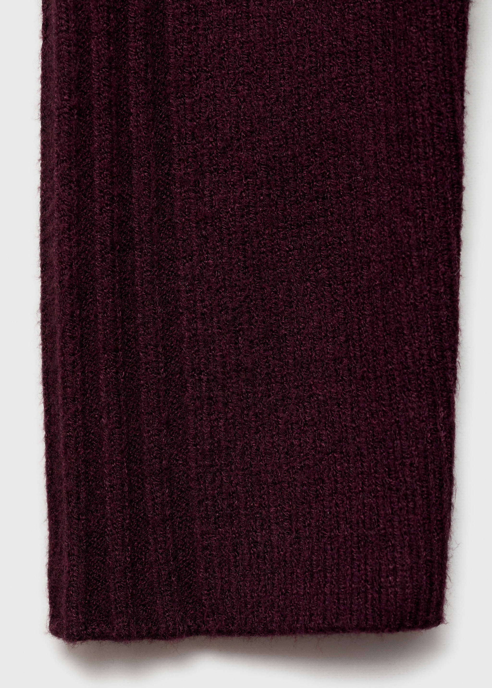 Short knitted turtleneck dress - Details of the article 0