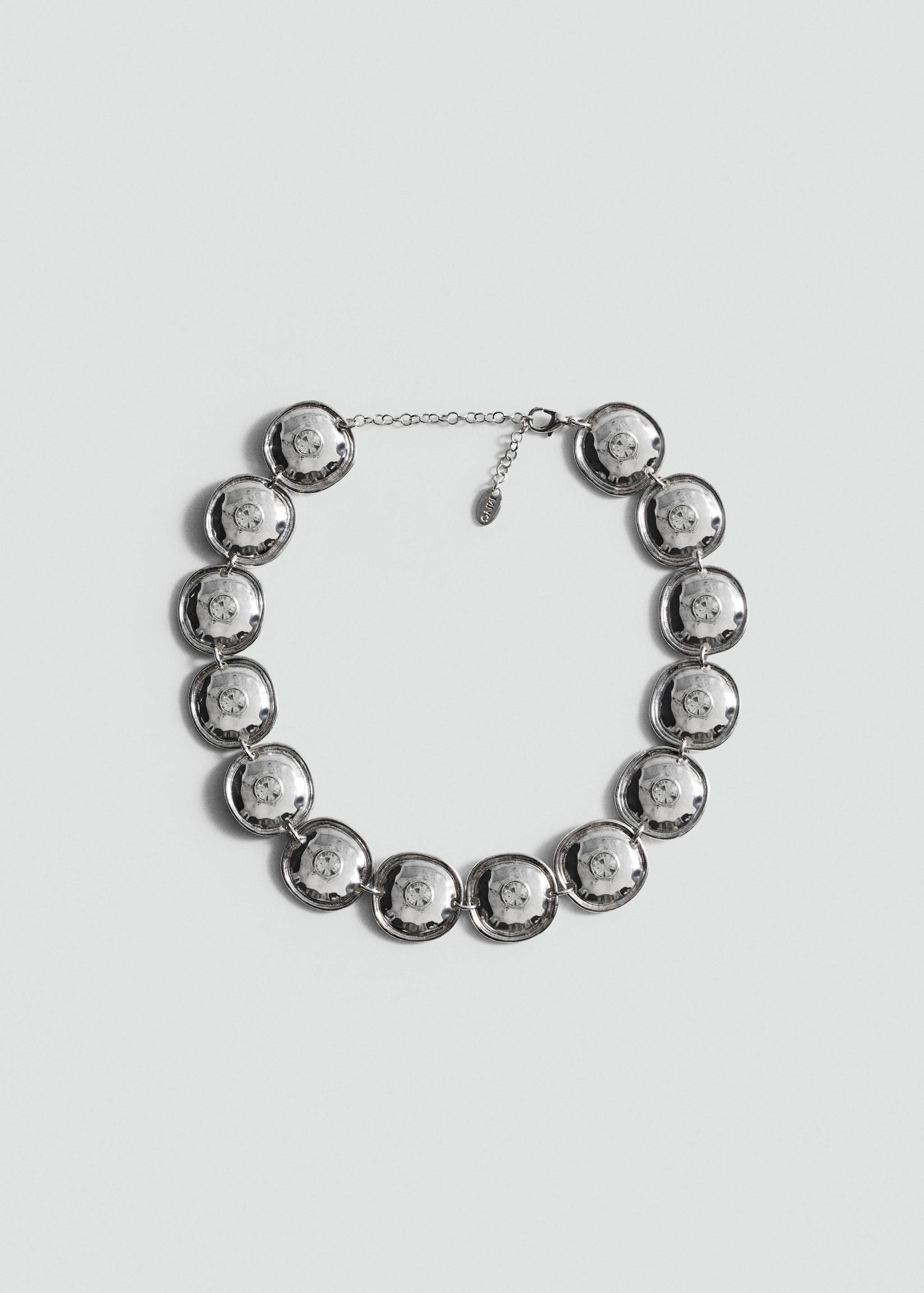 Crystal coin necklace - Article without model