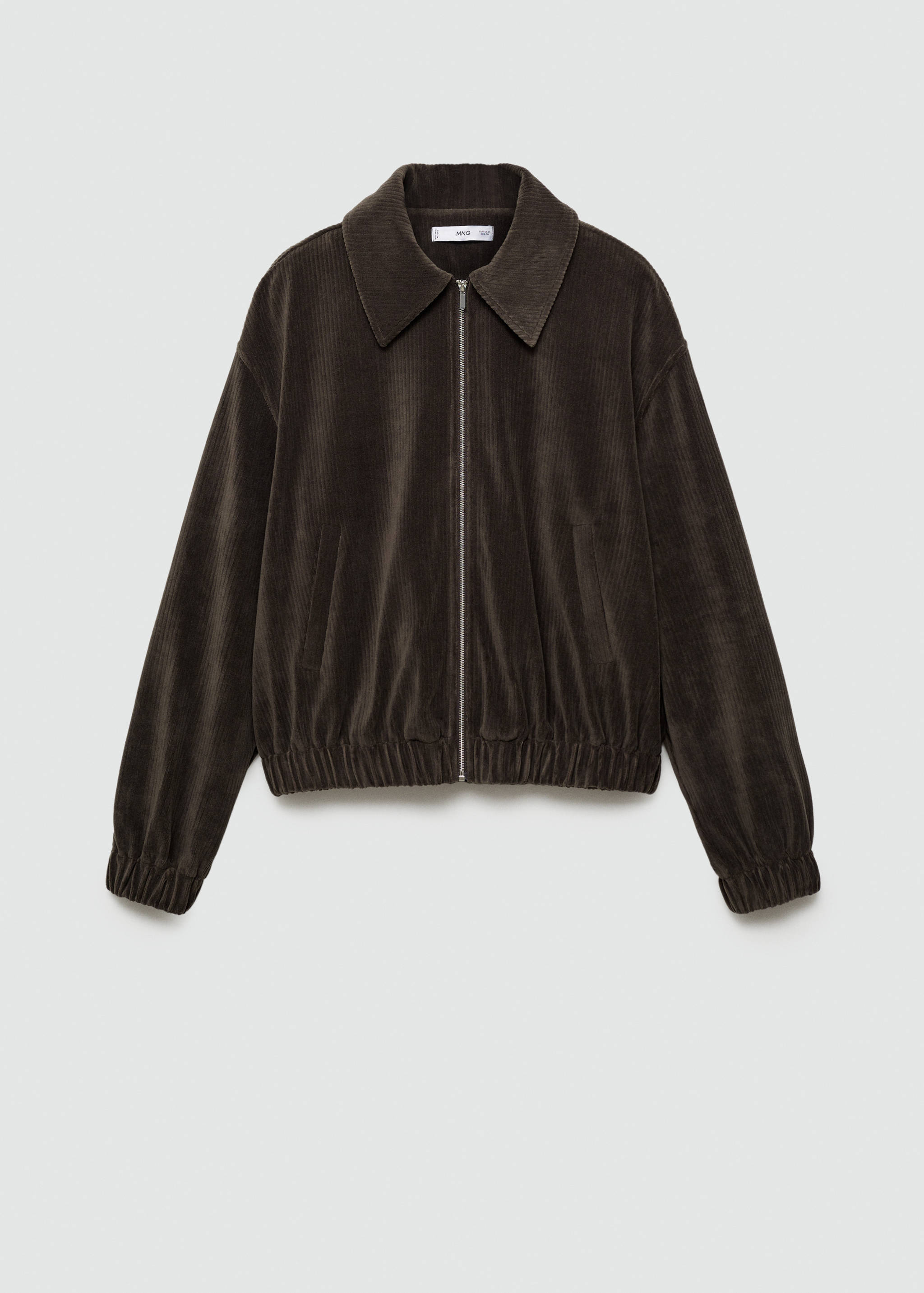 Corduroy bomber jacket - Article without model