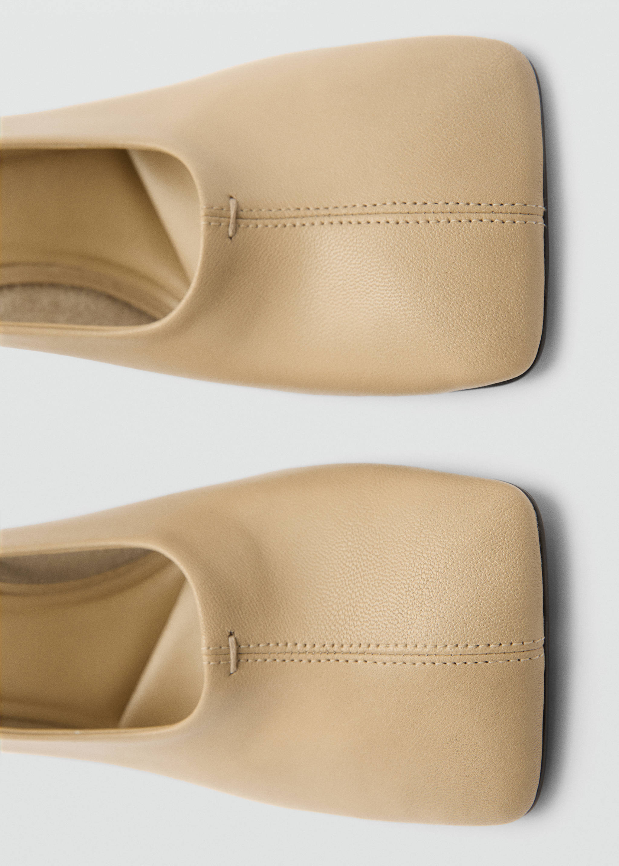 Square toe leather shoe - Details of the article 3