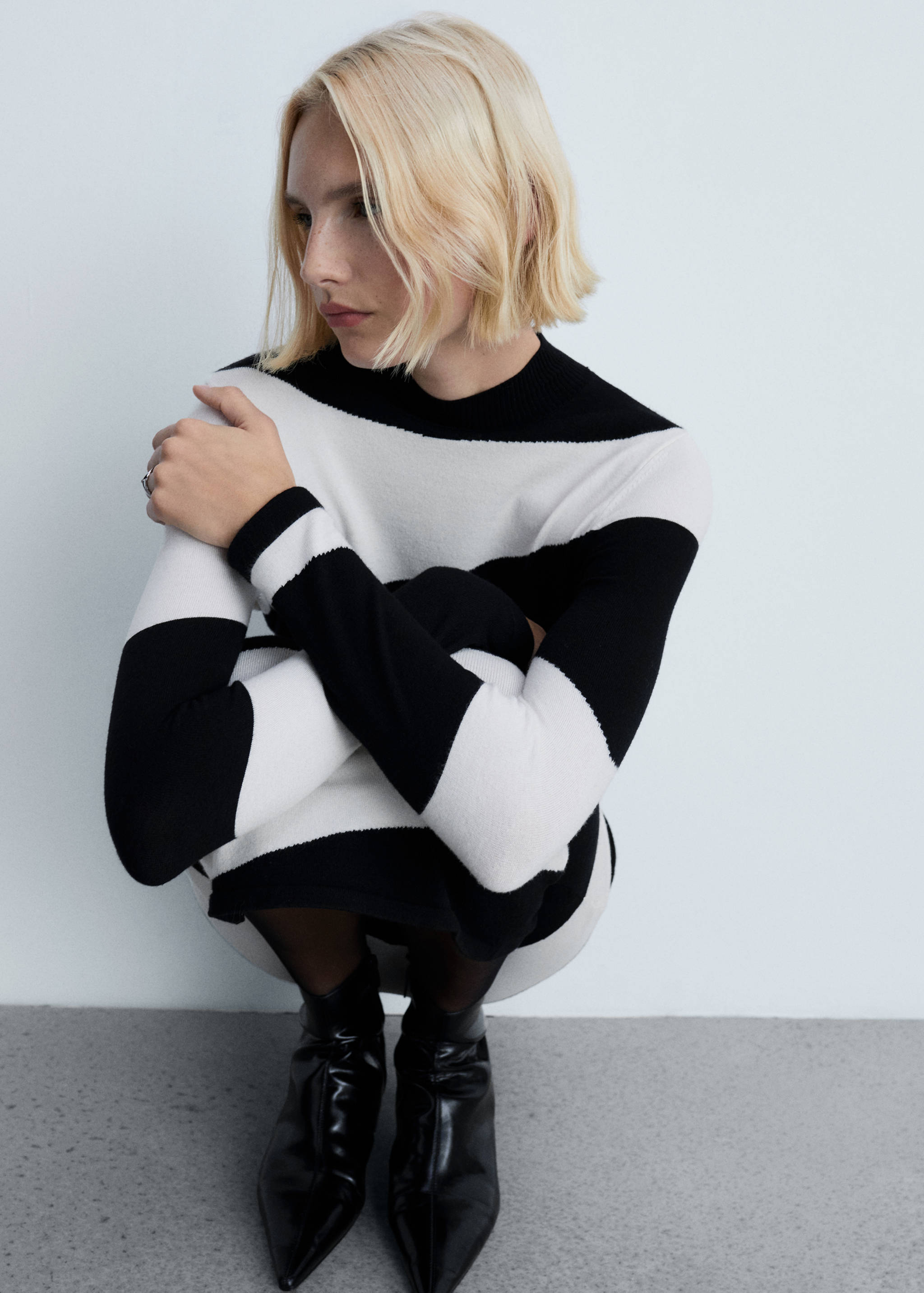 Perkins collar midi dress - Details of the article 2