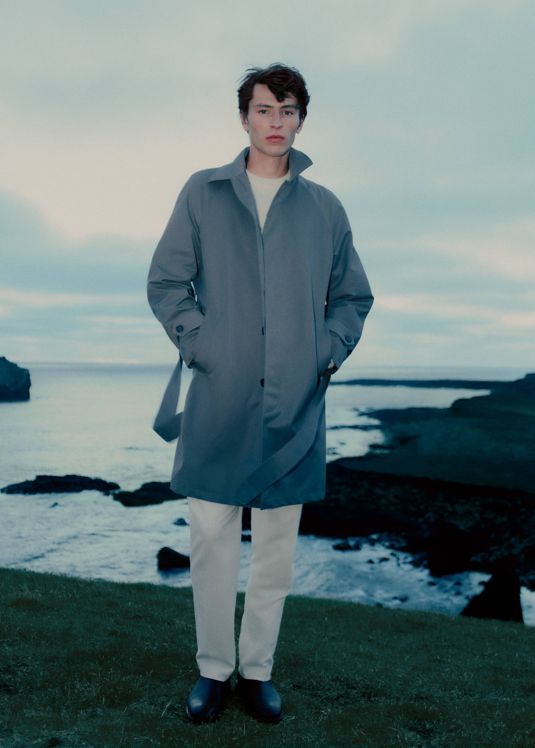 Gabardina de cinto com acabamento esmerilado - Pormenor do artigo 5