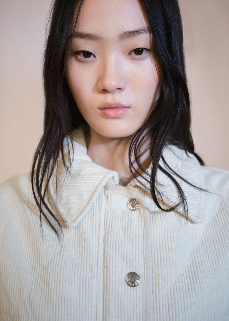 Quilted corduroy jacket — Off White
