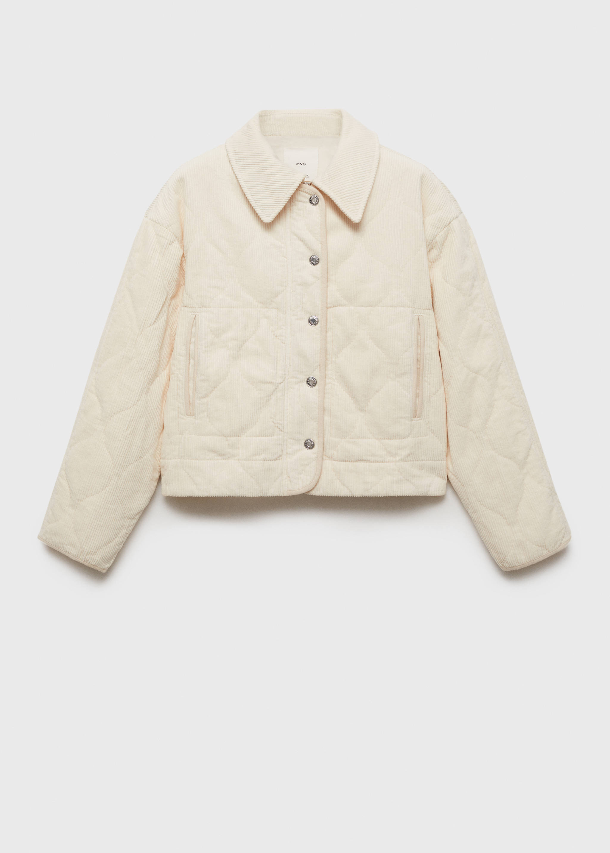 Blouson velours côtelé matelassé - Article sans modèle