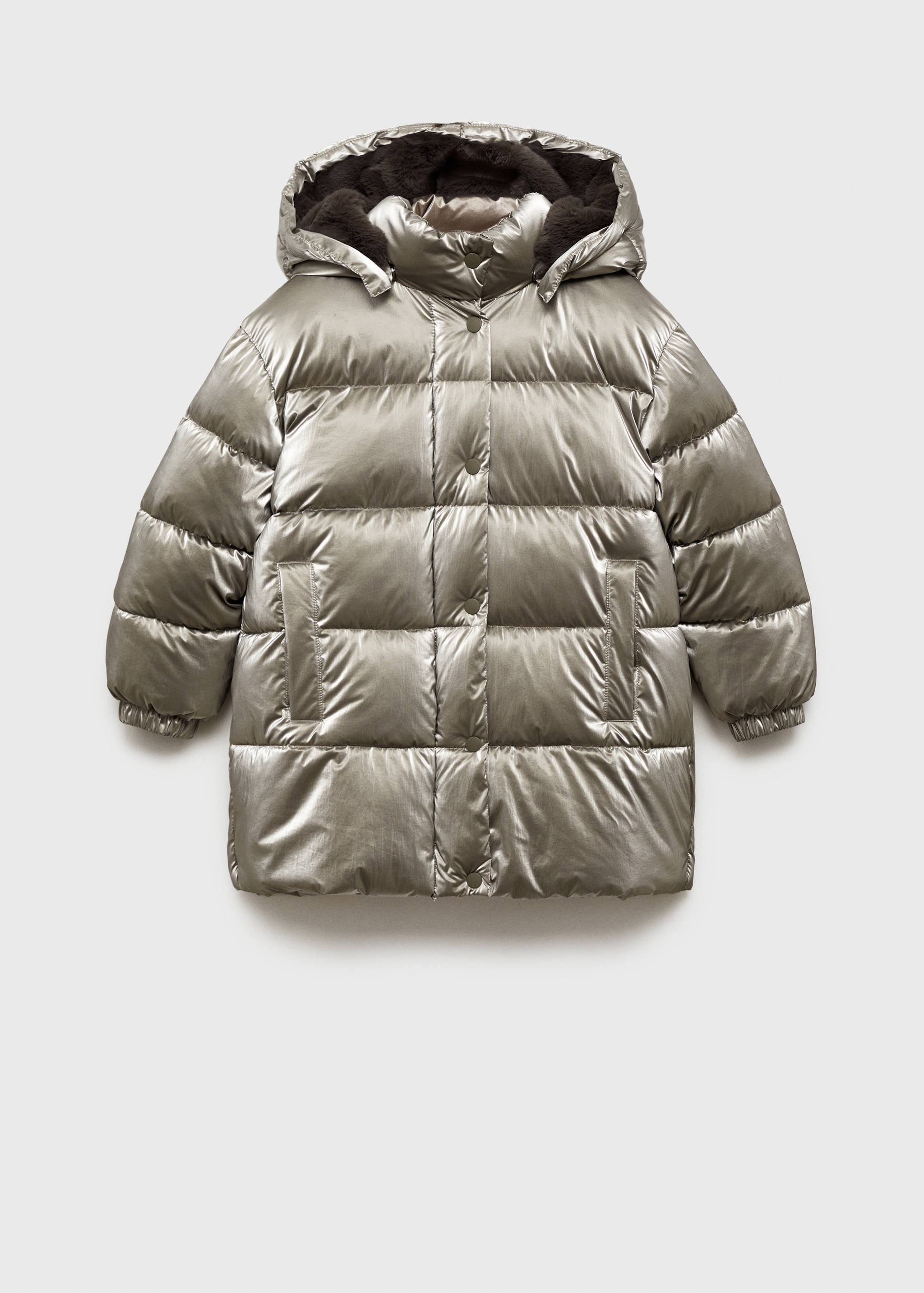 Metallic puffer jacket - Article without model