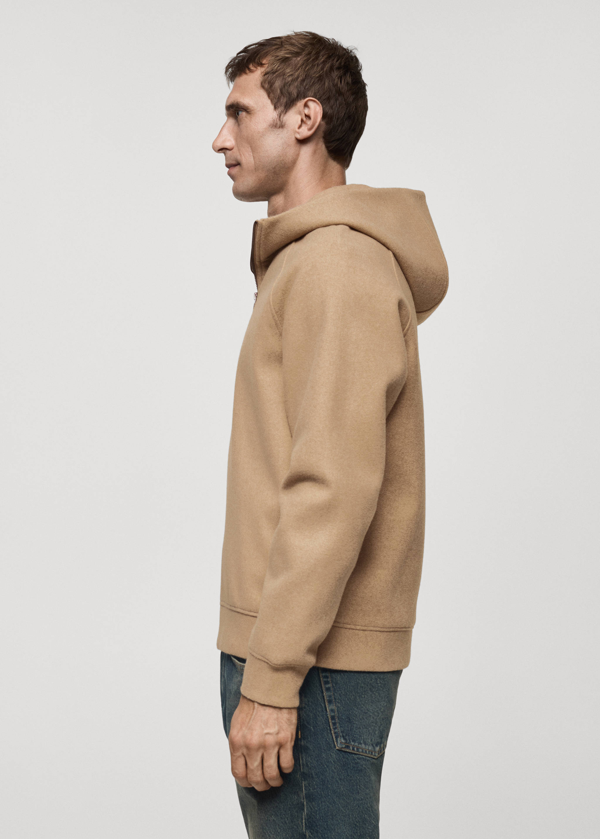 Hooded flannel sweatshirt - Details of the article 2