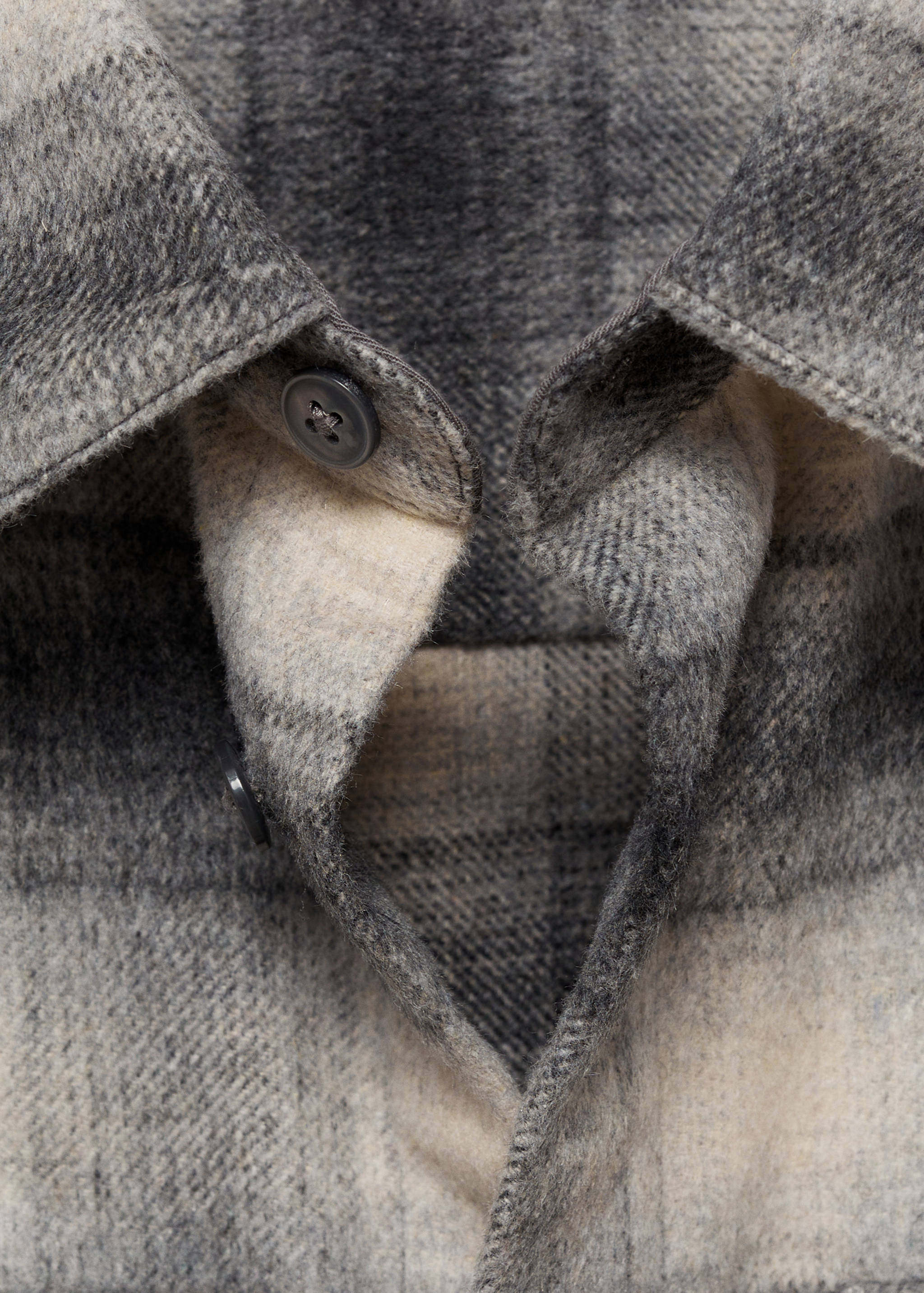 Surchemise laine carreaux poches - Détail de l'article 8