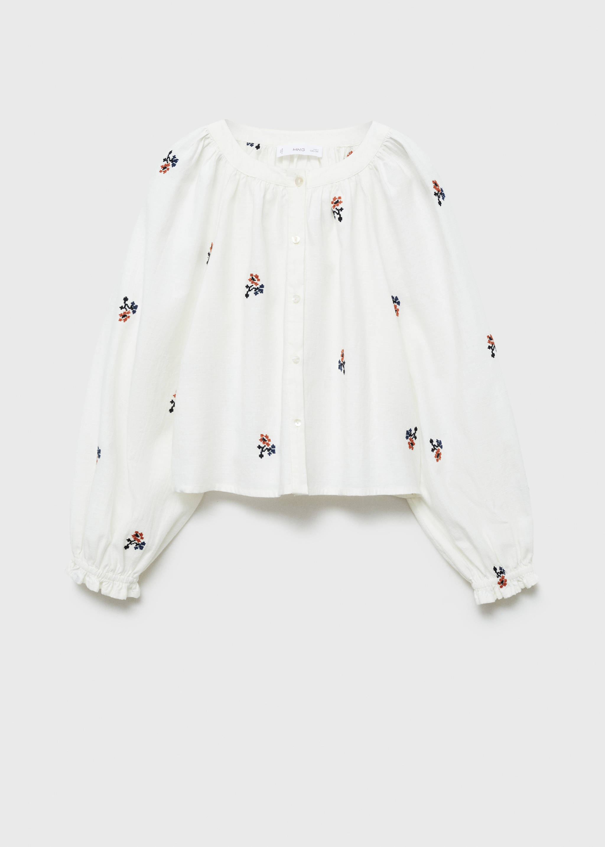 Blusa bordado floral - Artículo sin modelo