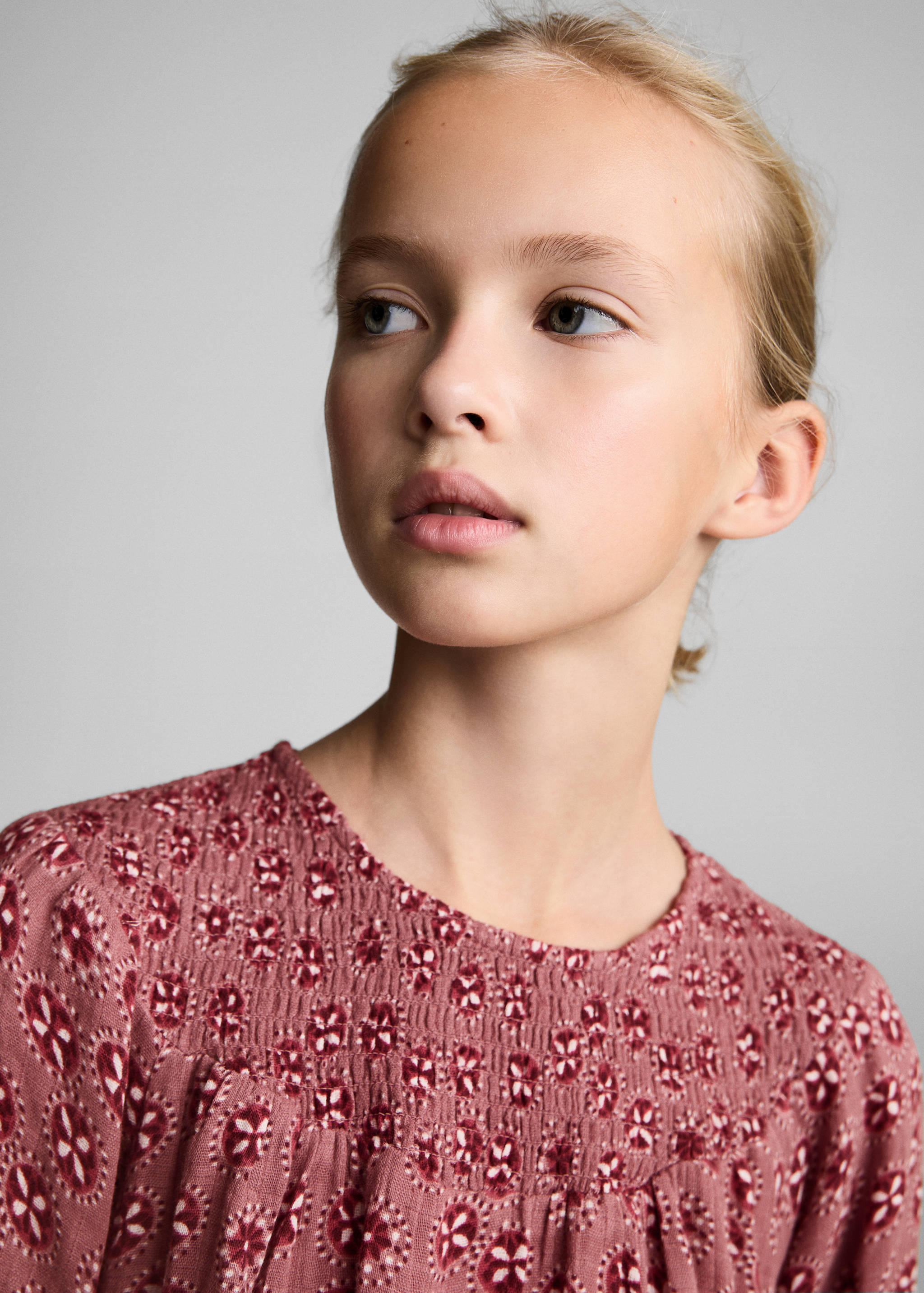 Flowers cotton dress - Details of the article 1