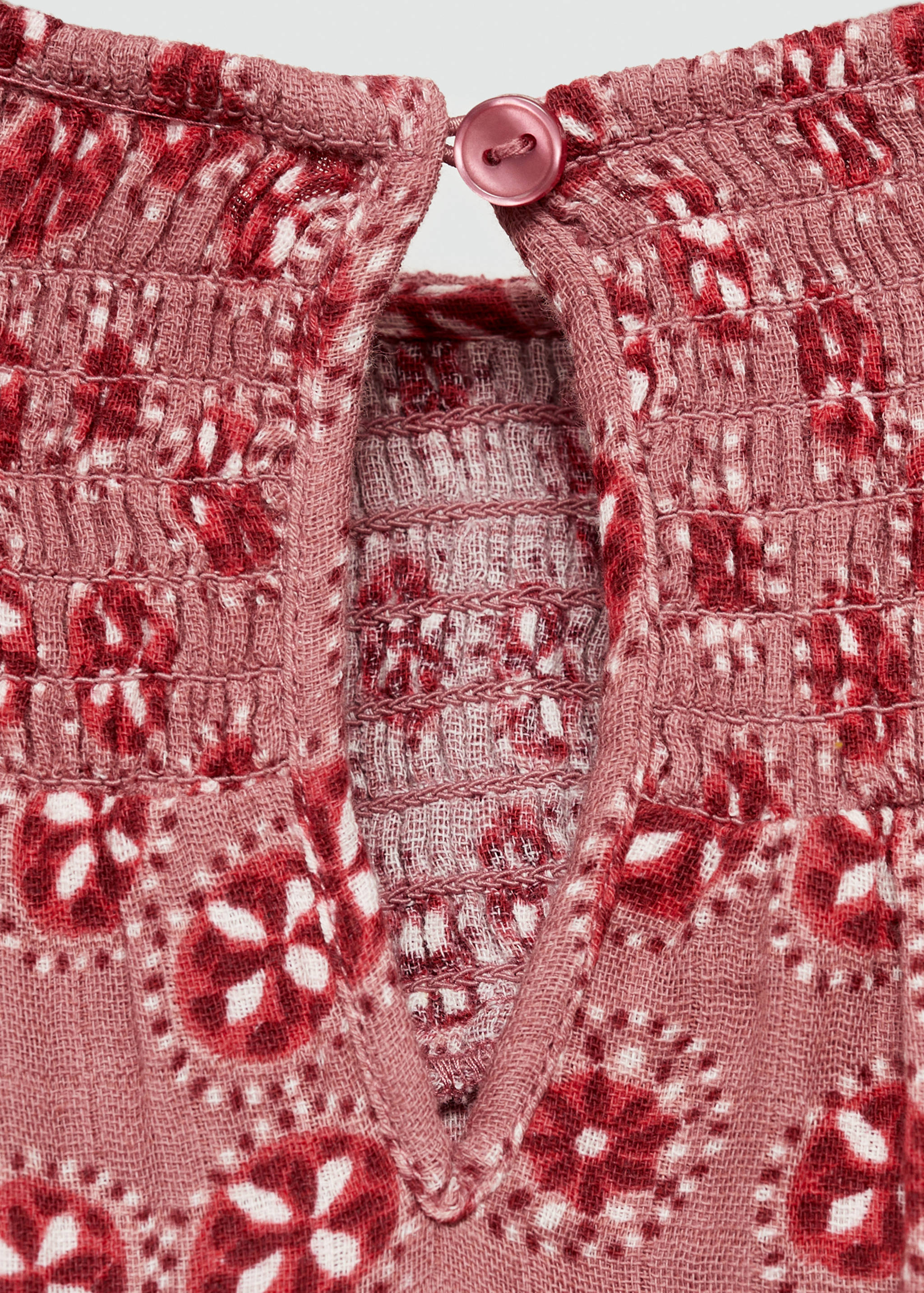 Flowers cotton dress - Details of the article 0