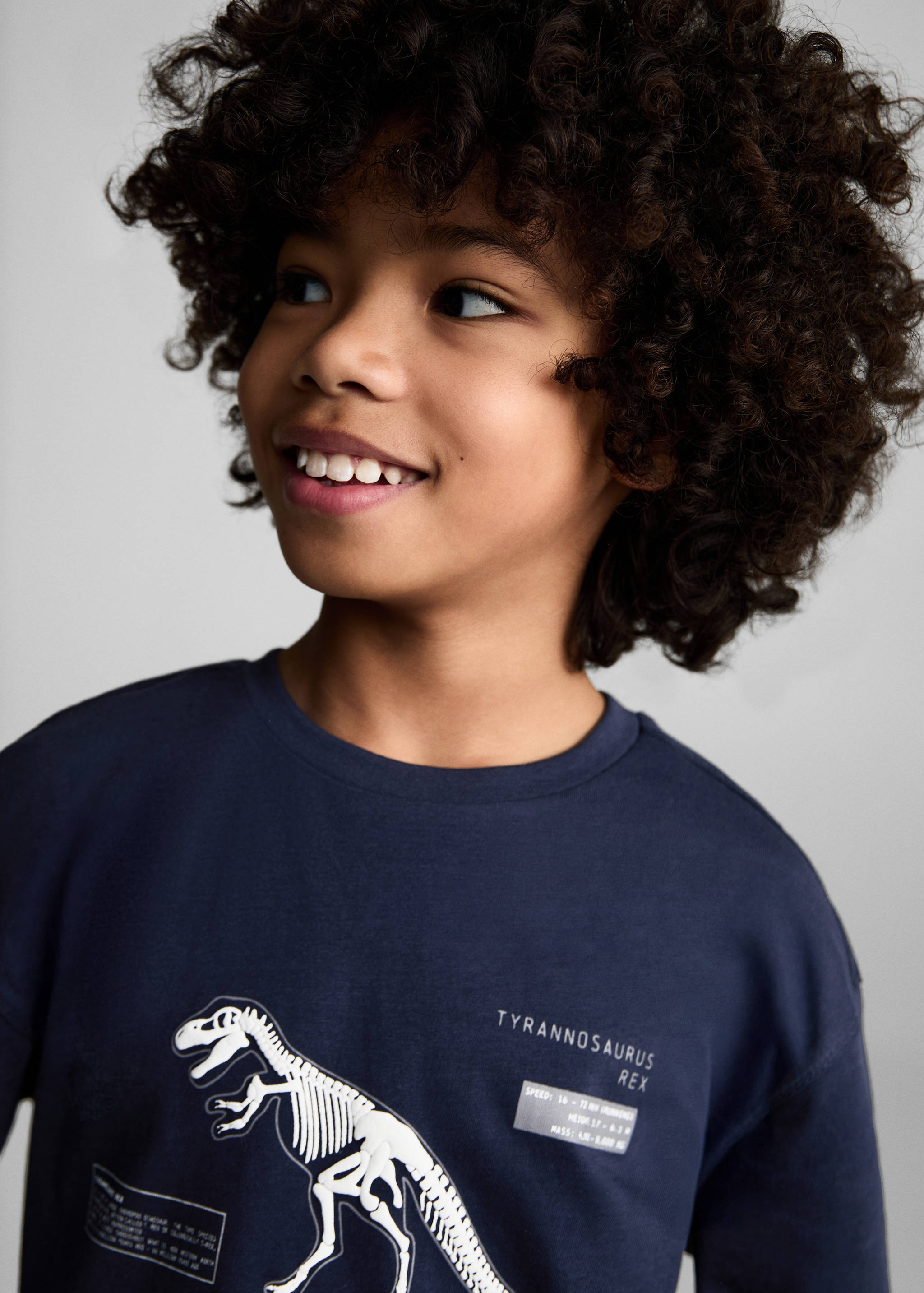 Dinosaur print hoodie - Details of the article 1