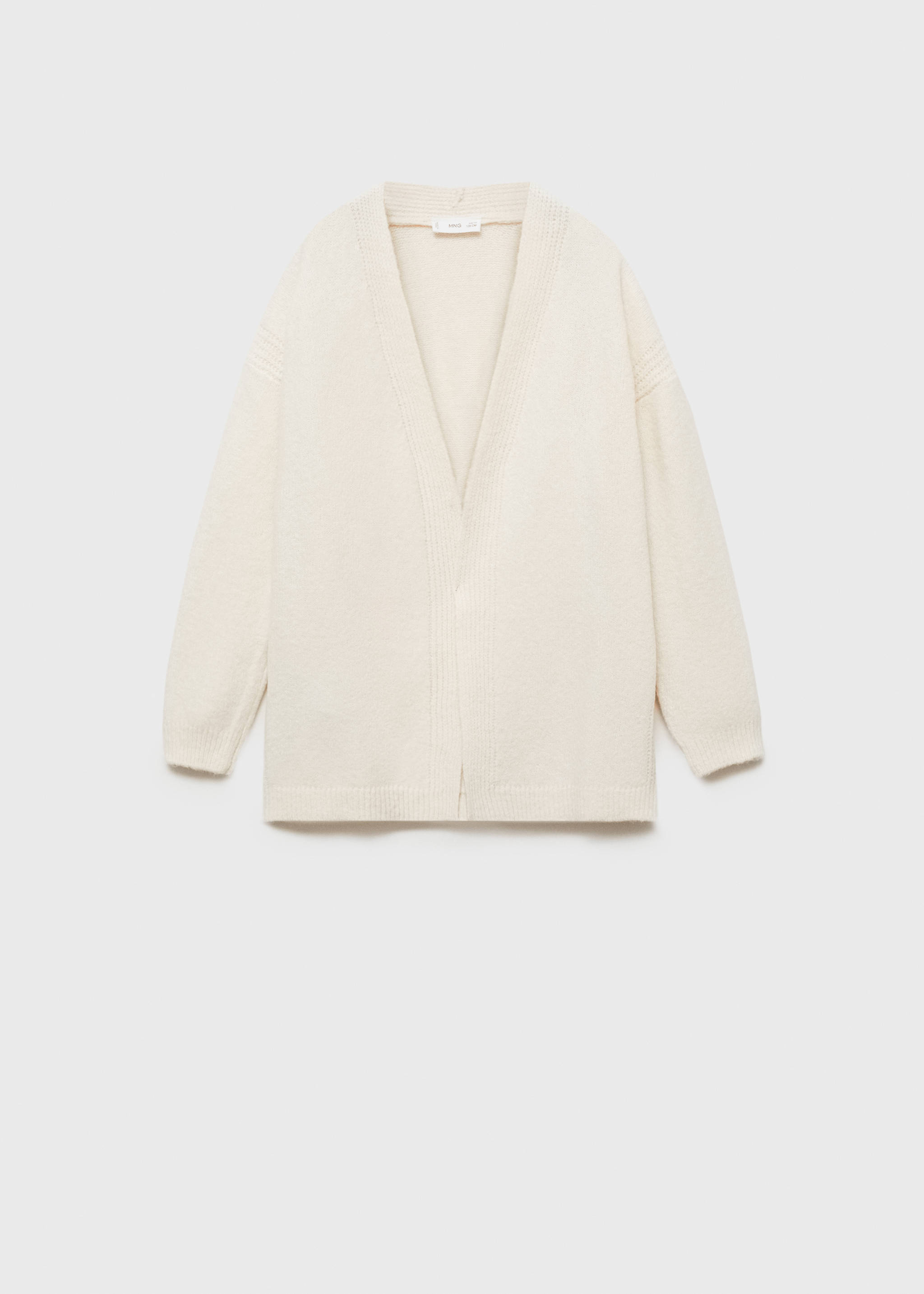 Cárdigan punto cuello pico - Artículo sin modelo