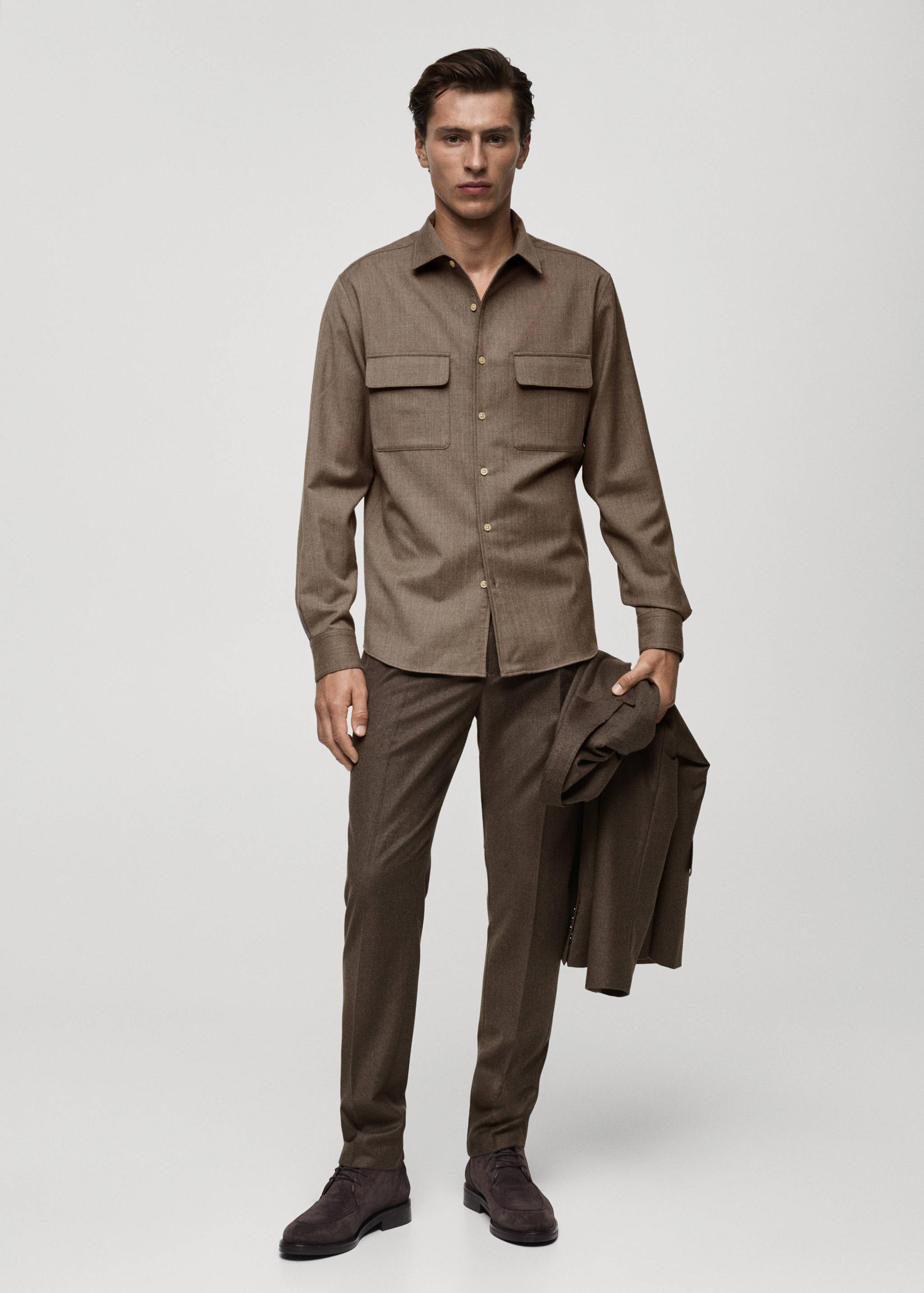 Ботинки замша и кожа - Общий план