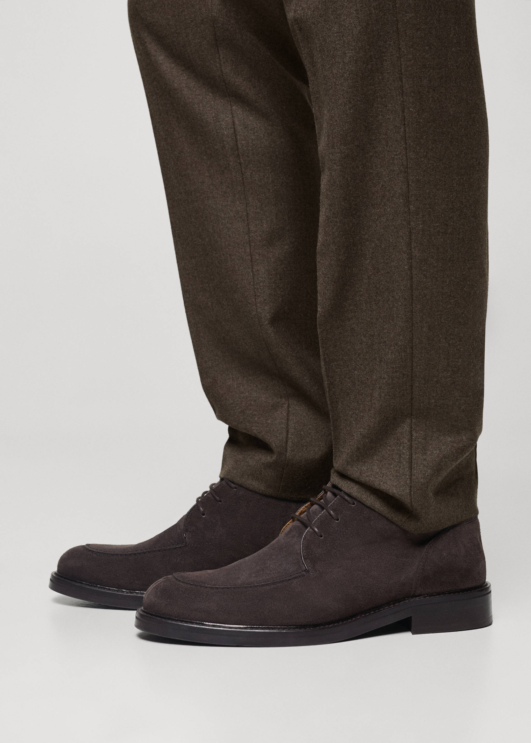 Ботинки замша и кожа - Деталь изделия 9