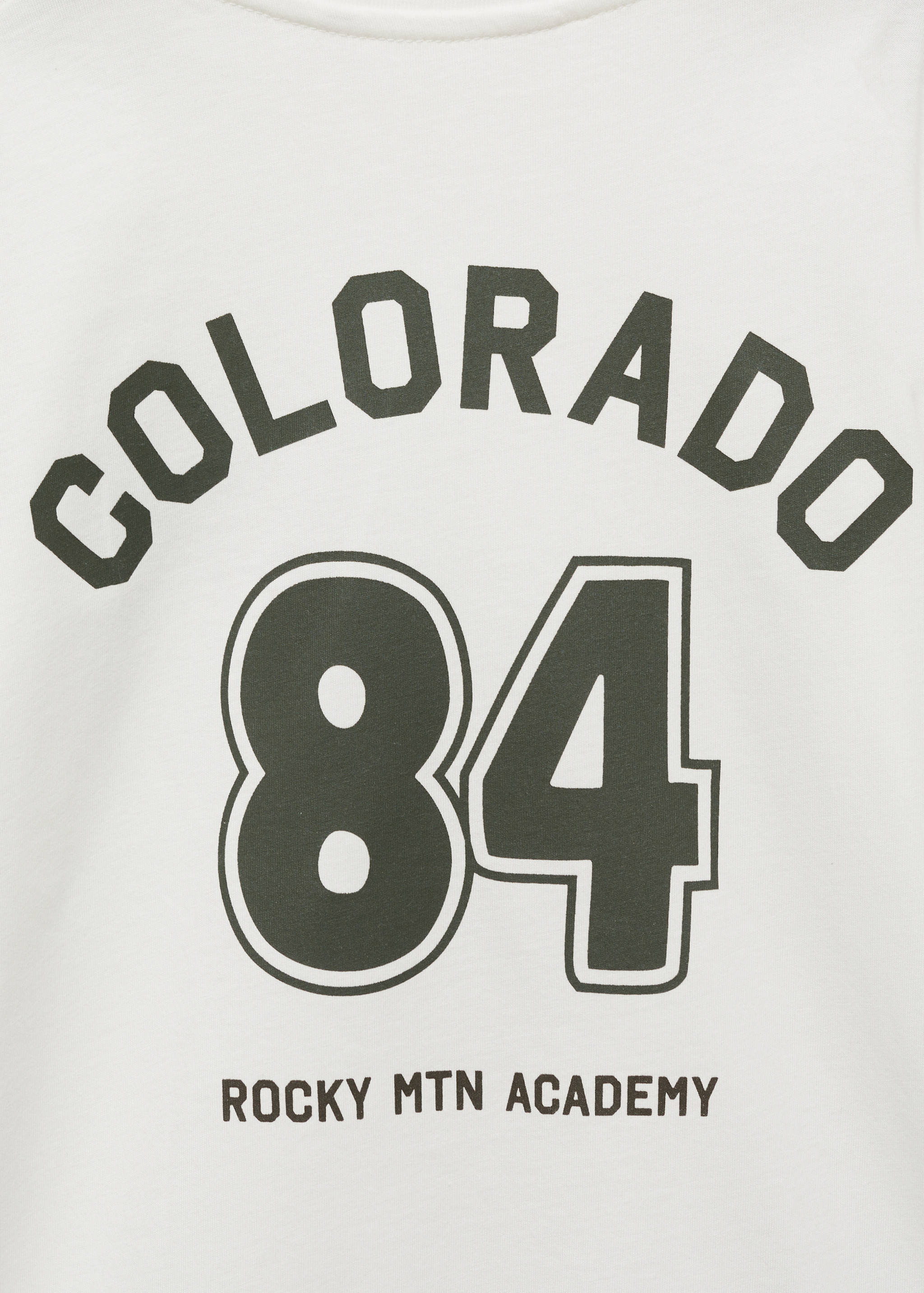 Embroidered details print t-shirt - Details of the article 0